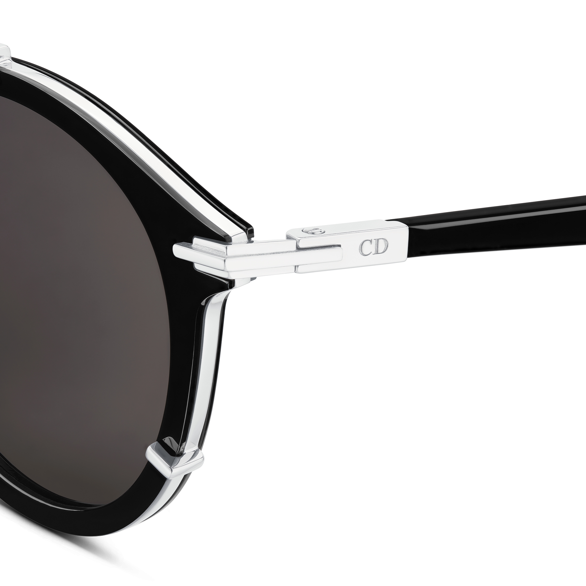 DiorBlackSuit R7U van bio-acetaat Zwarte Pantos-zonnebril E09