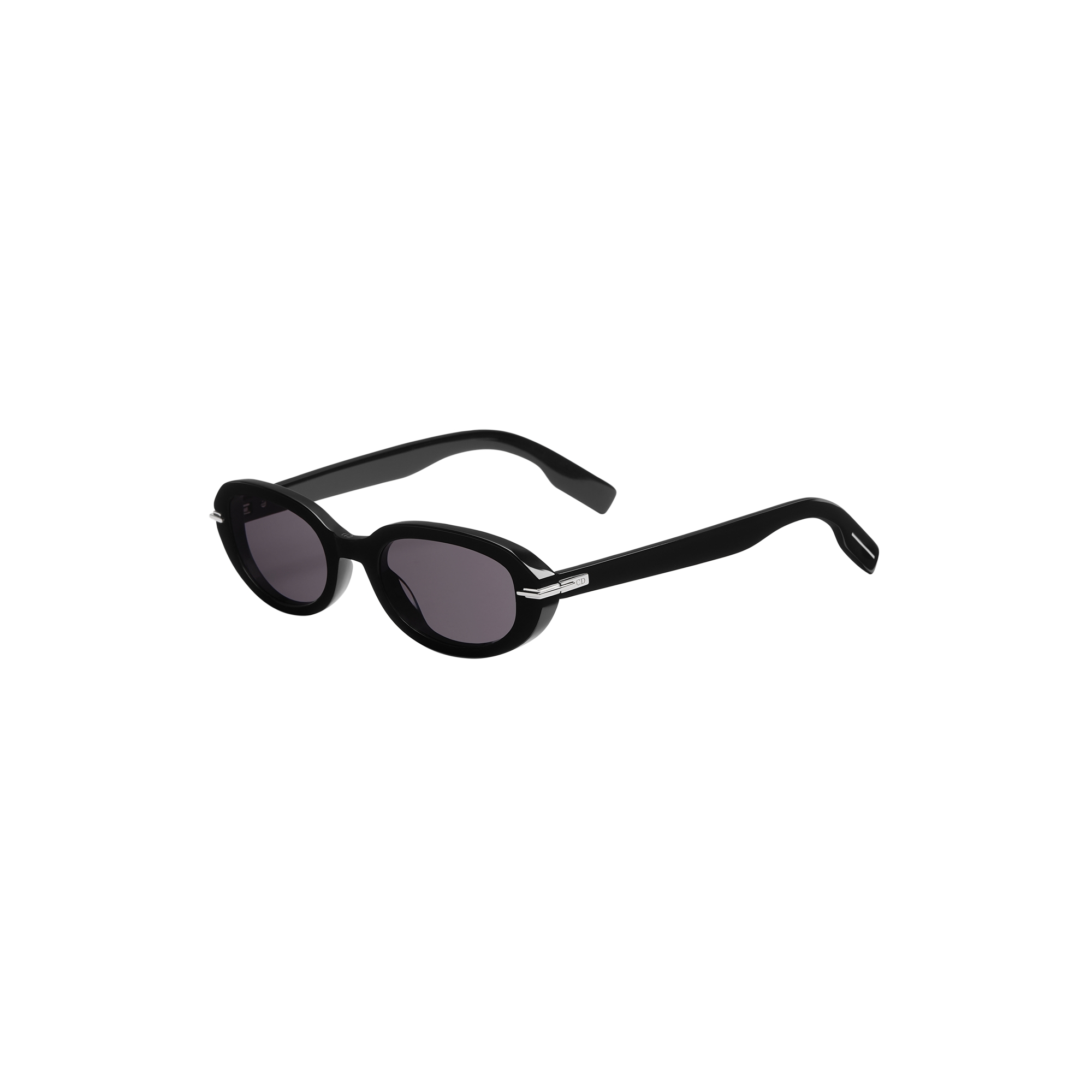  Lunettes de soleil ovales noires