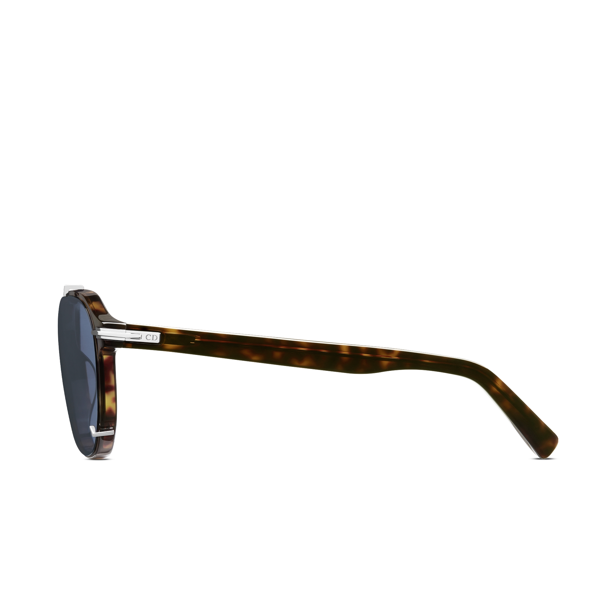 DiorBlacksuit RI Lunettes de soleil pantos effet écaille brun E02