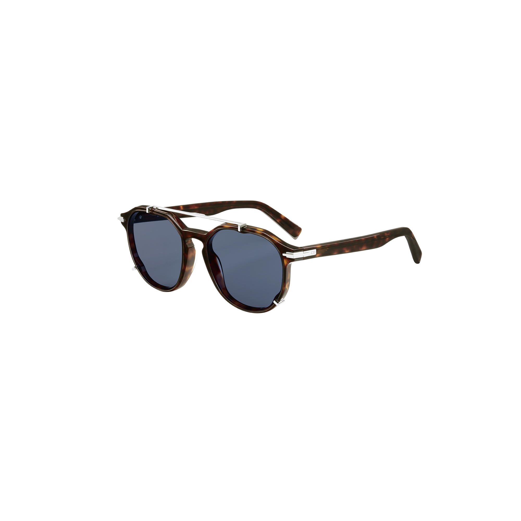 DiorBlackSuit RI Brown Tortoiseshell-Effect Pantos Sunglasses E03