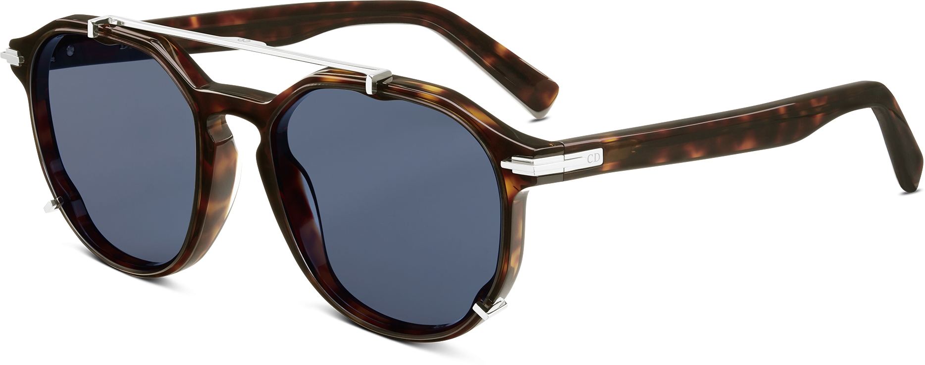 DiorBlackSuit RI Brown Tortoiseshell Effect Pantos Sunglasses DIOR