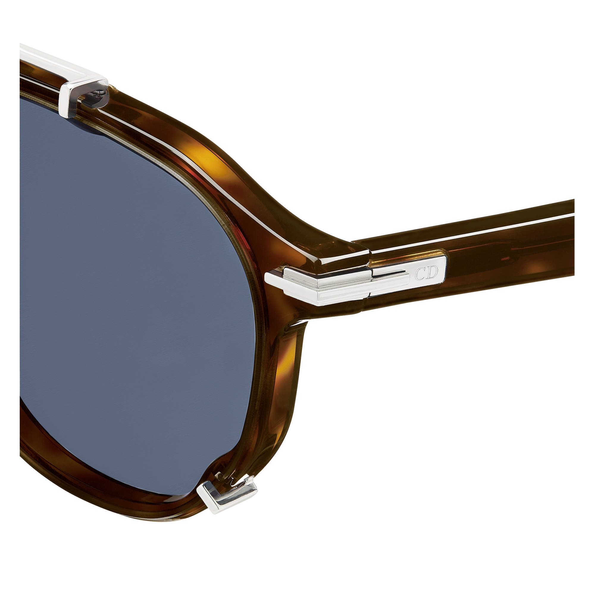 DiorBlackSuit RI Brown Tortoiseshell-Effect Pantos Sunglasses E09