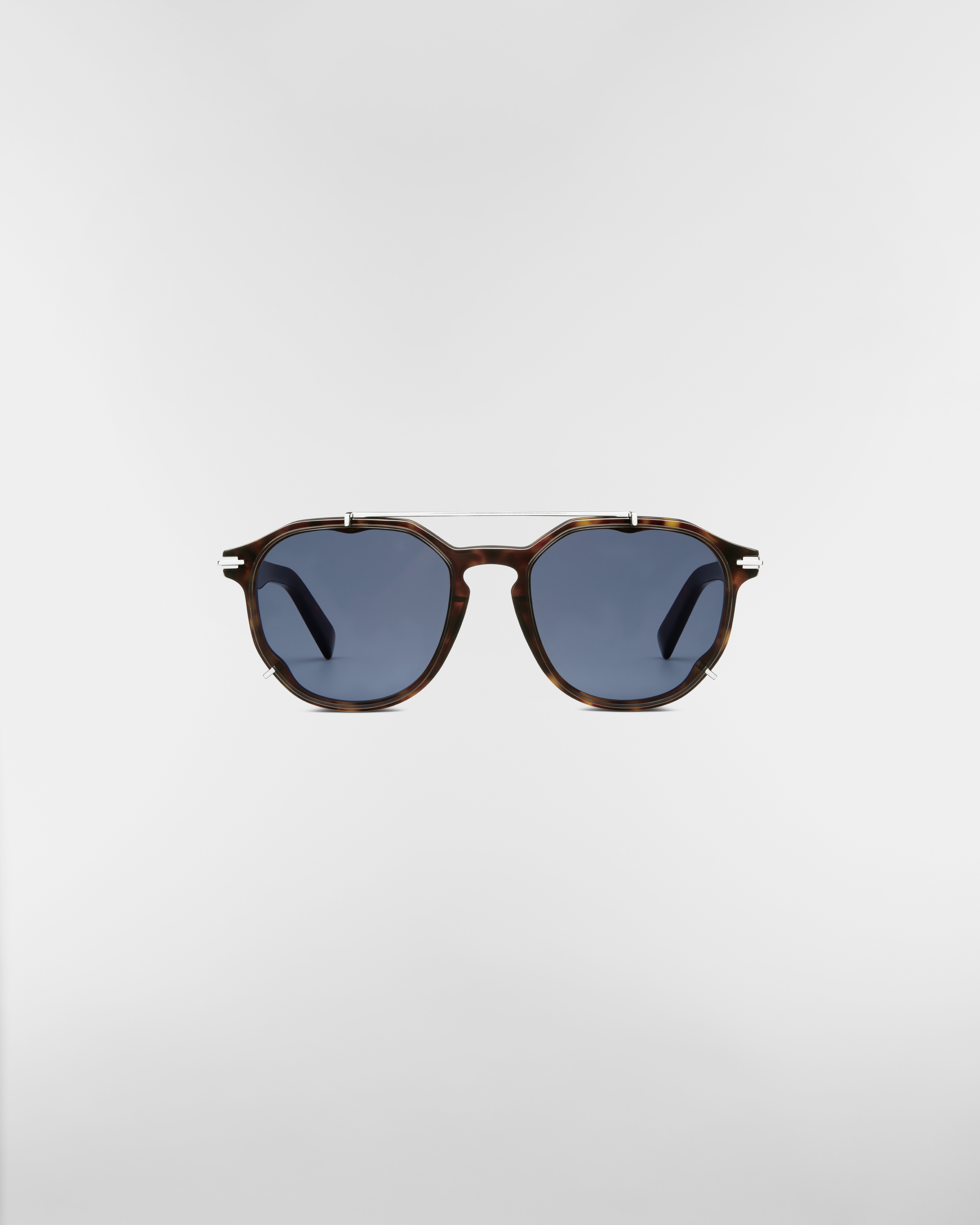 DiorBlackSuit RI Brown Tortoiseshell-Effect Pantos Sunglasses E01