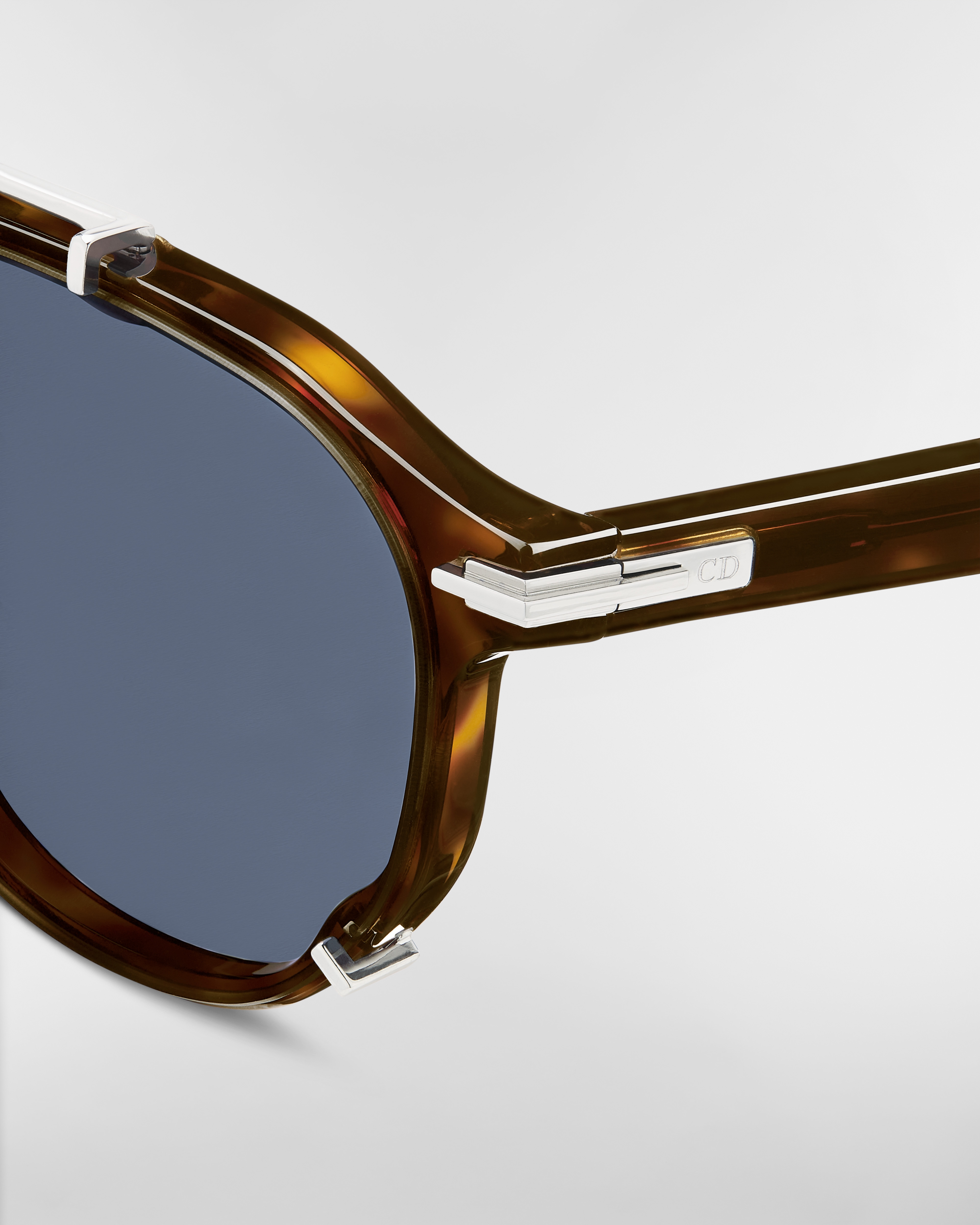 DiorBlackSuit RI Brown Tortoiseshell-Effect Pantos Sunglasses E09