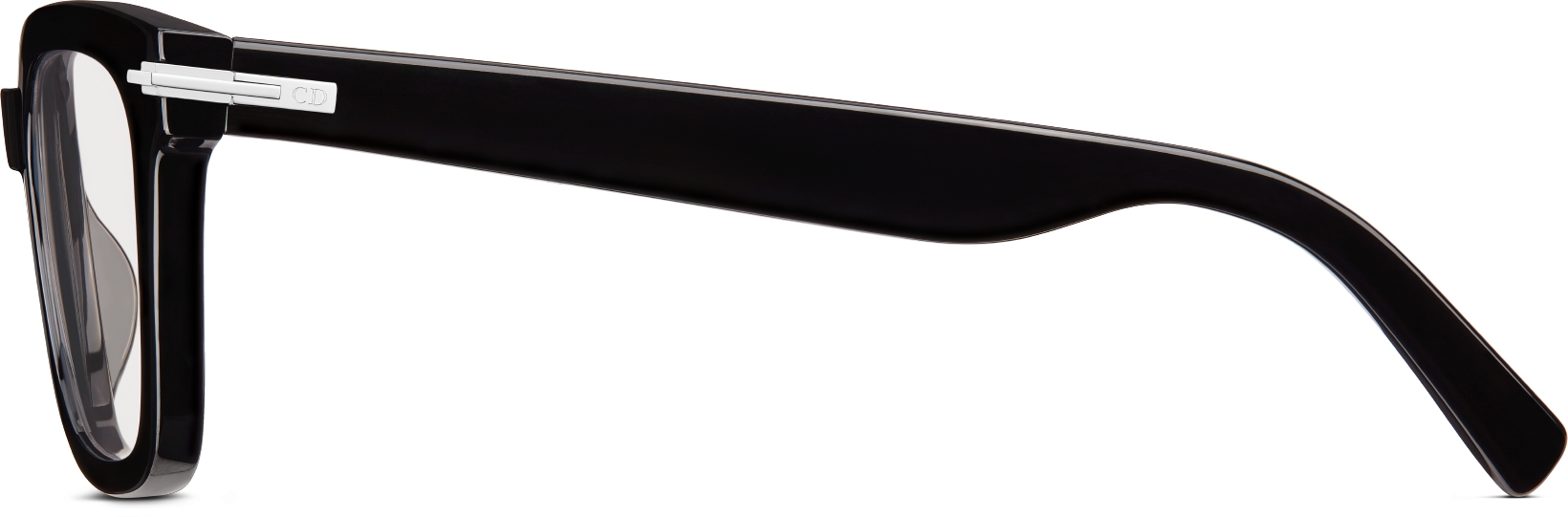 DiorBlackSuit S10I Black Square Glasses with Blue Light Filter | DIOR
