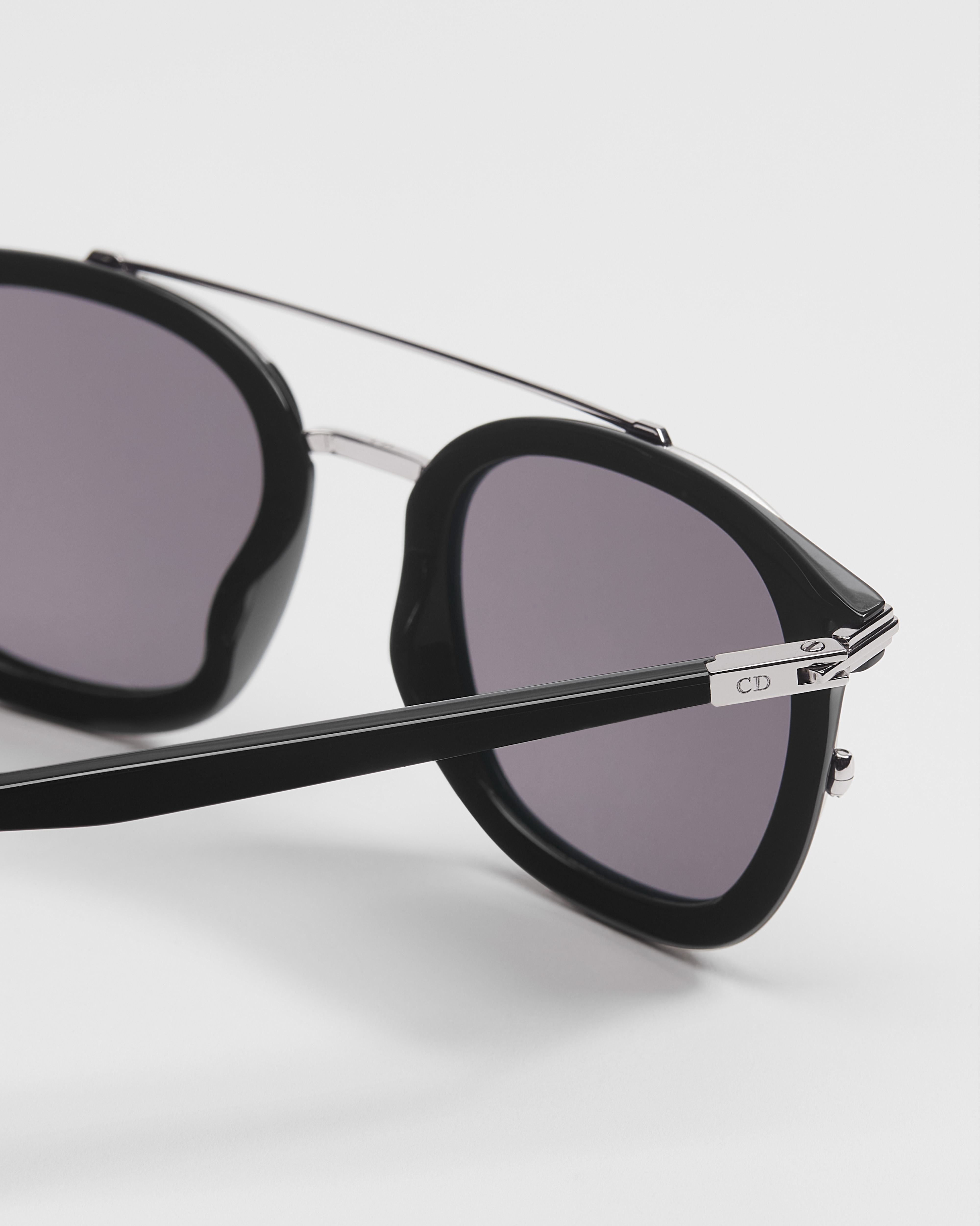 DiorBlackSuit S14I Bio-Acetate Zwarte vierkante zonnebril E08