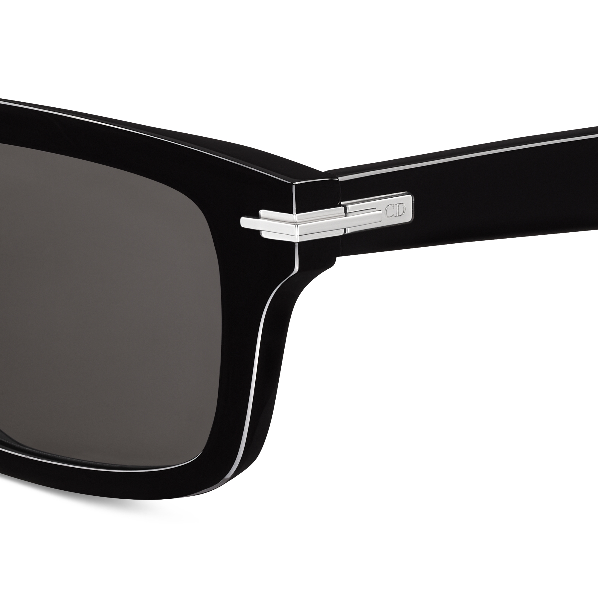 DiorBlackSuit S16I Black Rectangular Sunglasses E09