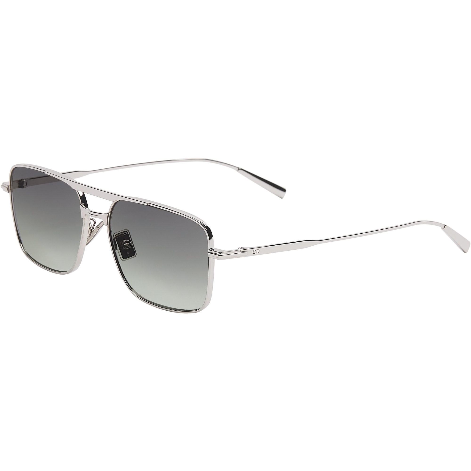 DiorBlackSuit S17U Navigatorzonnebril, groen met kleurverloop E03