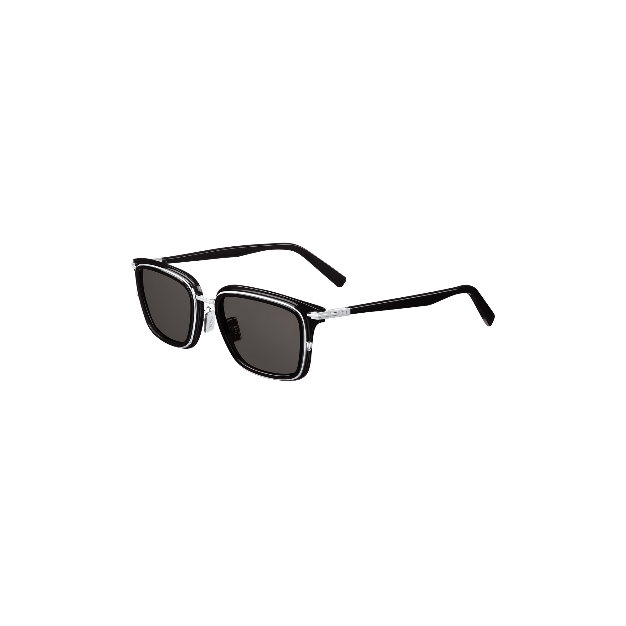DiorBlackSuit S18F Black Rectangular Sunglasses E03