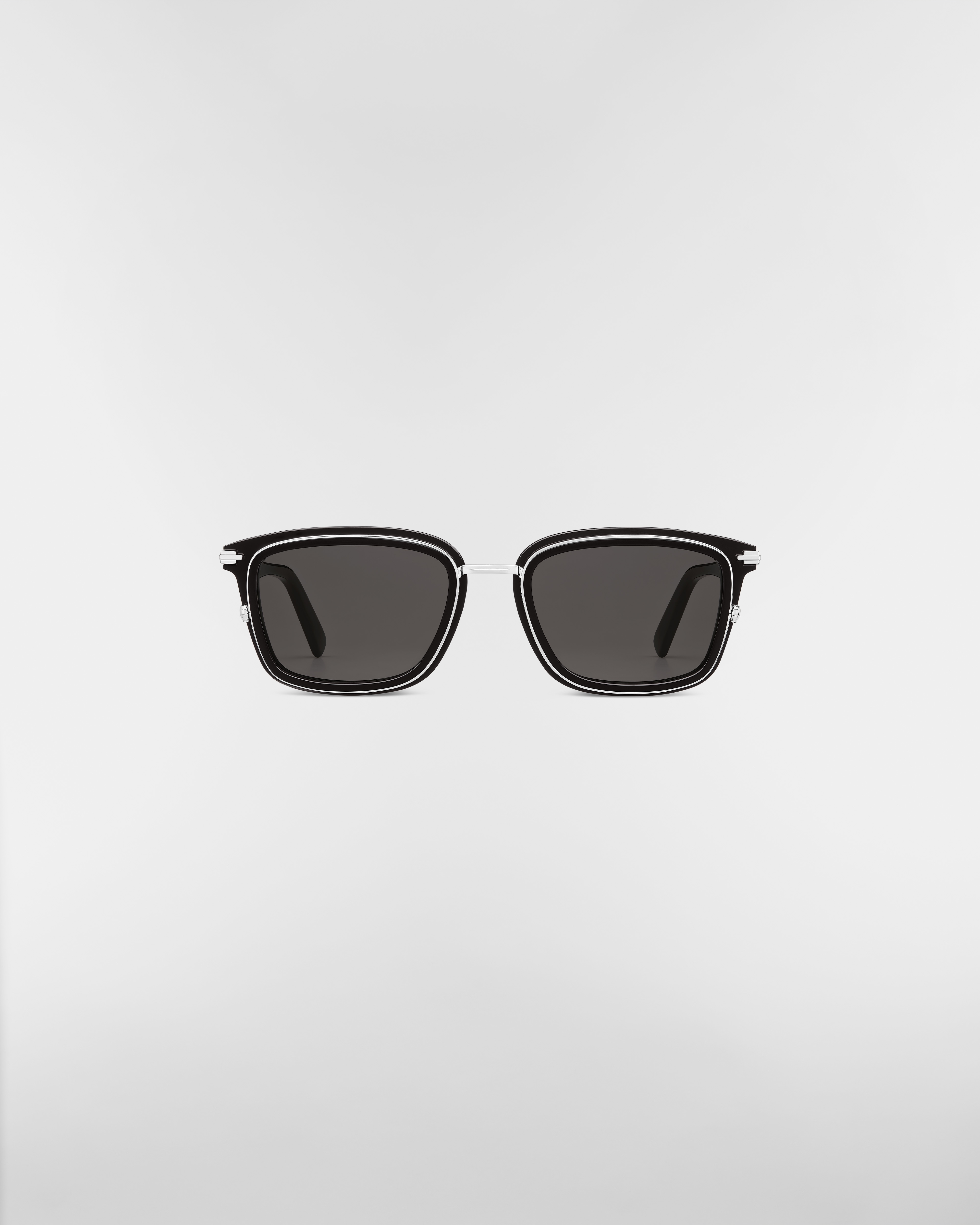DiorBlackSuit S18U Gafas de sol rectangulares negras E01
