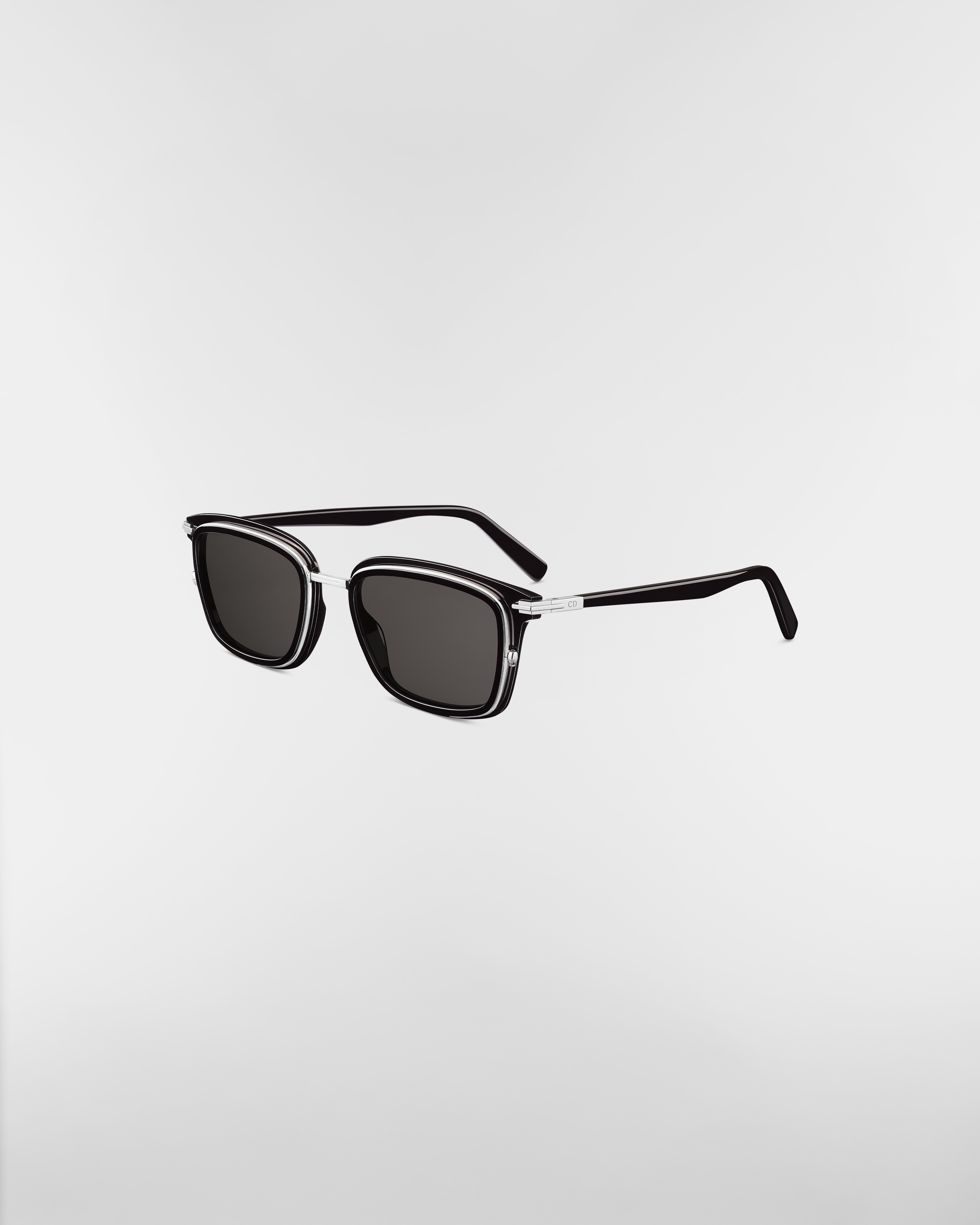 DiorBlackSuit S18U Gafas de sol rectangulares negras E03