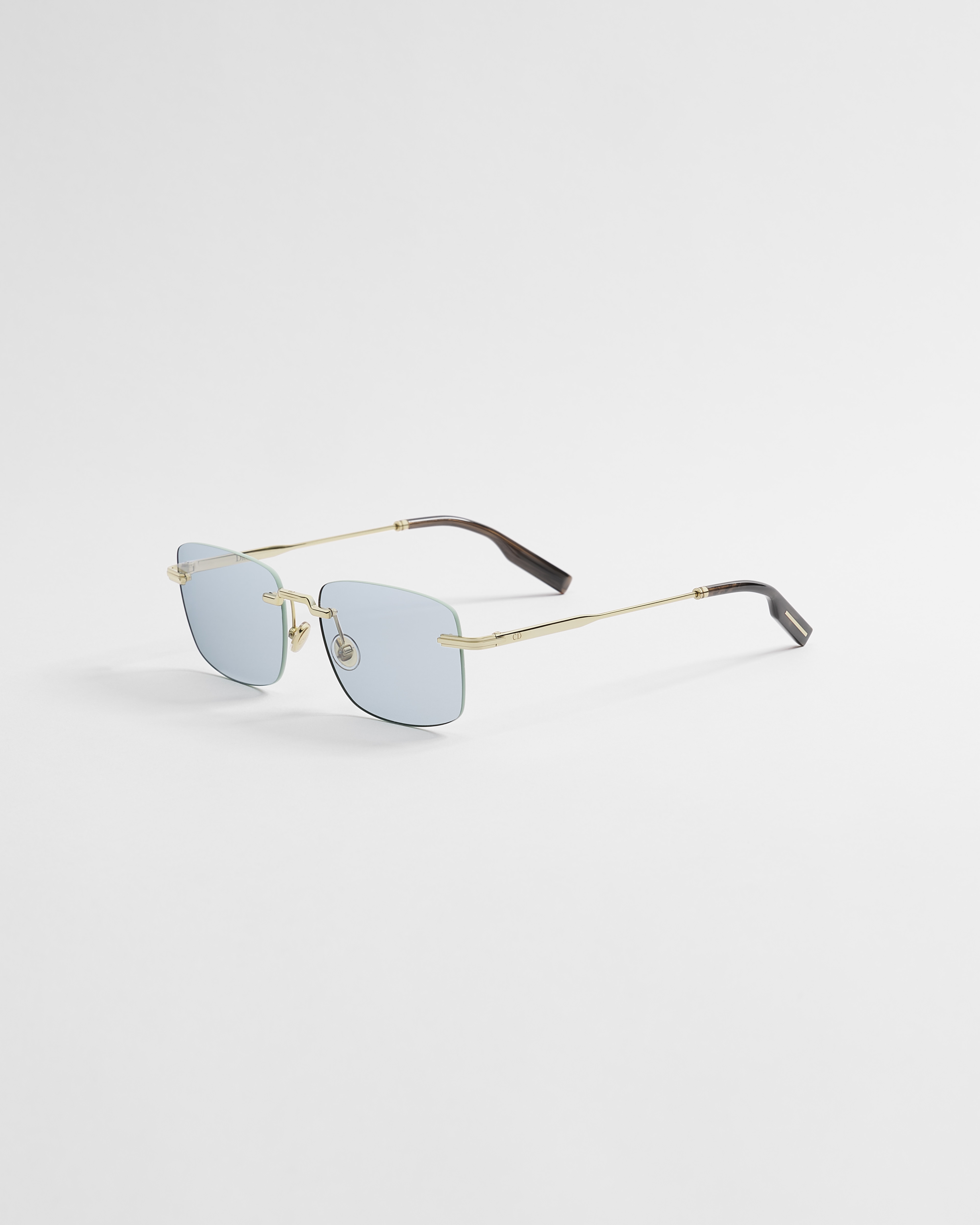 DiorBlackSuit S20U Light Blue Square Sunglasses E03