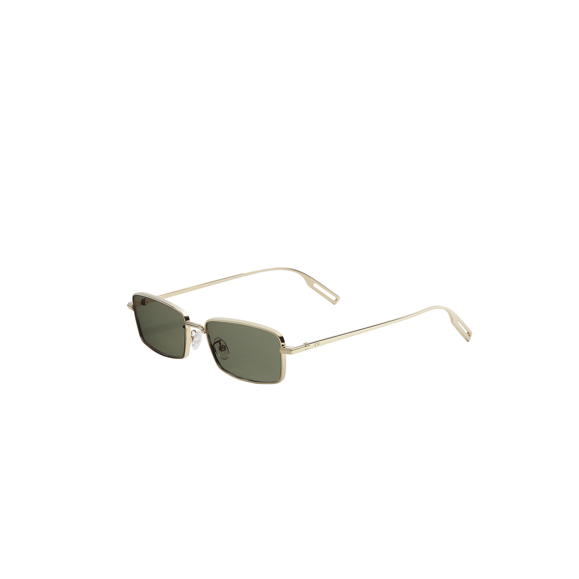  Rechteckige Sonnenbrille in Khaki