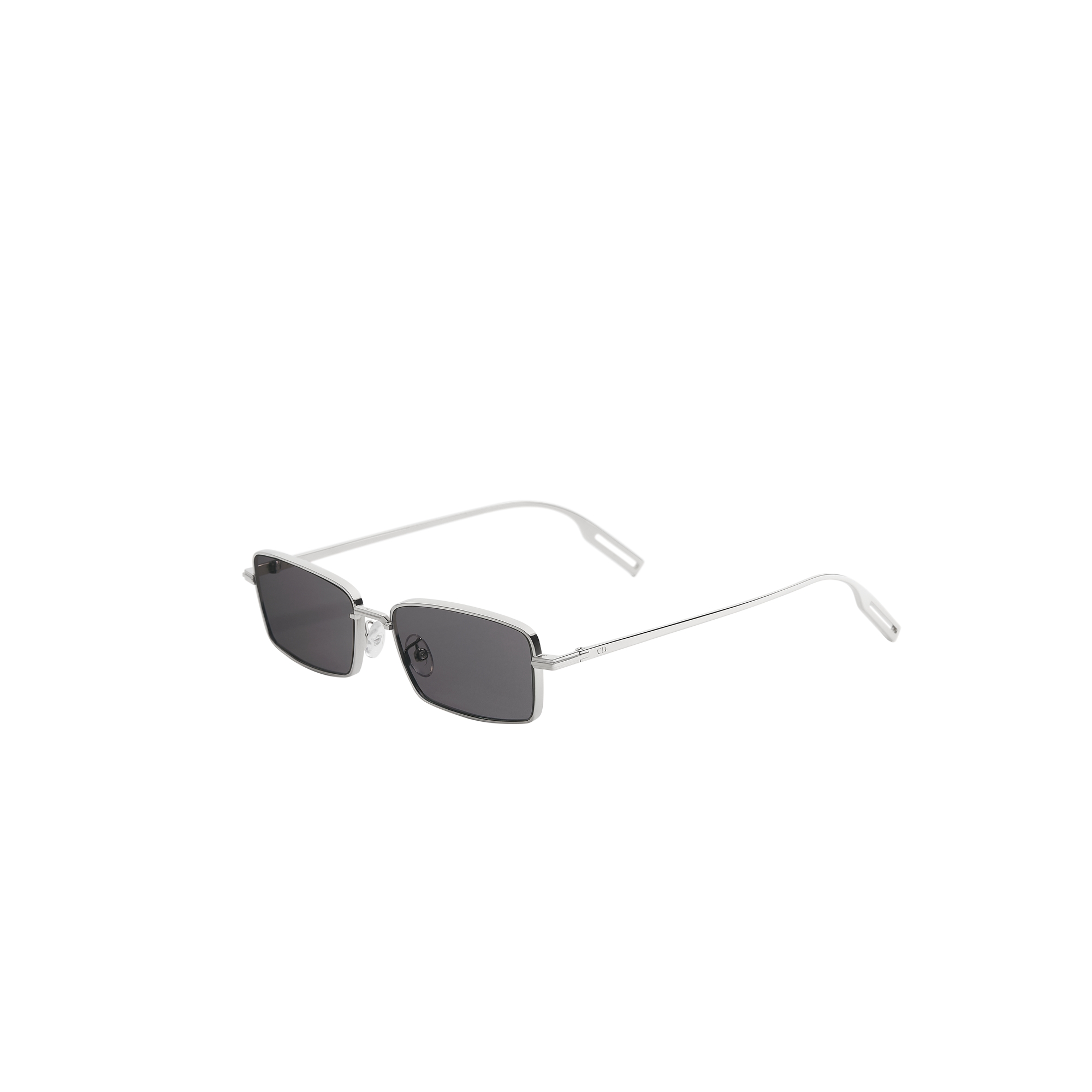  Rechteckige Sonnenbrille in Grau