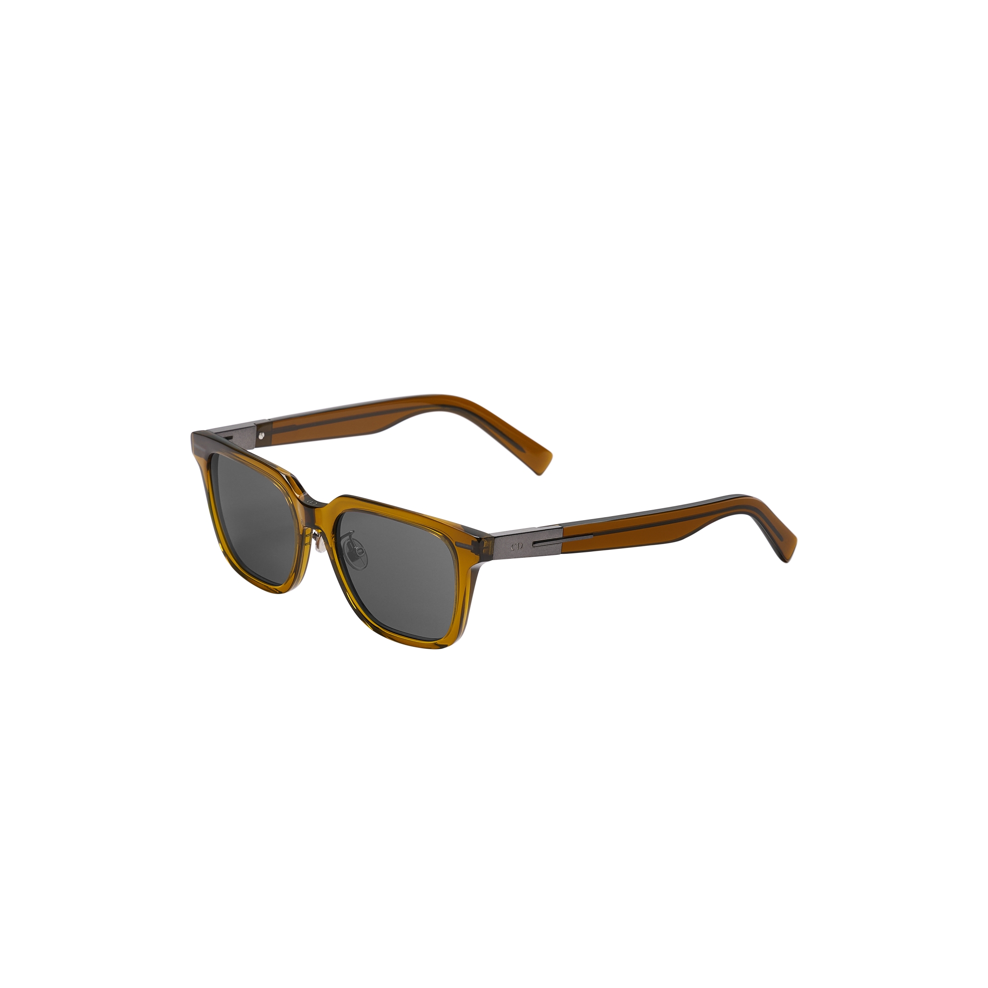  Transparent Caramel Square Sunglasses