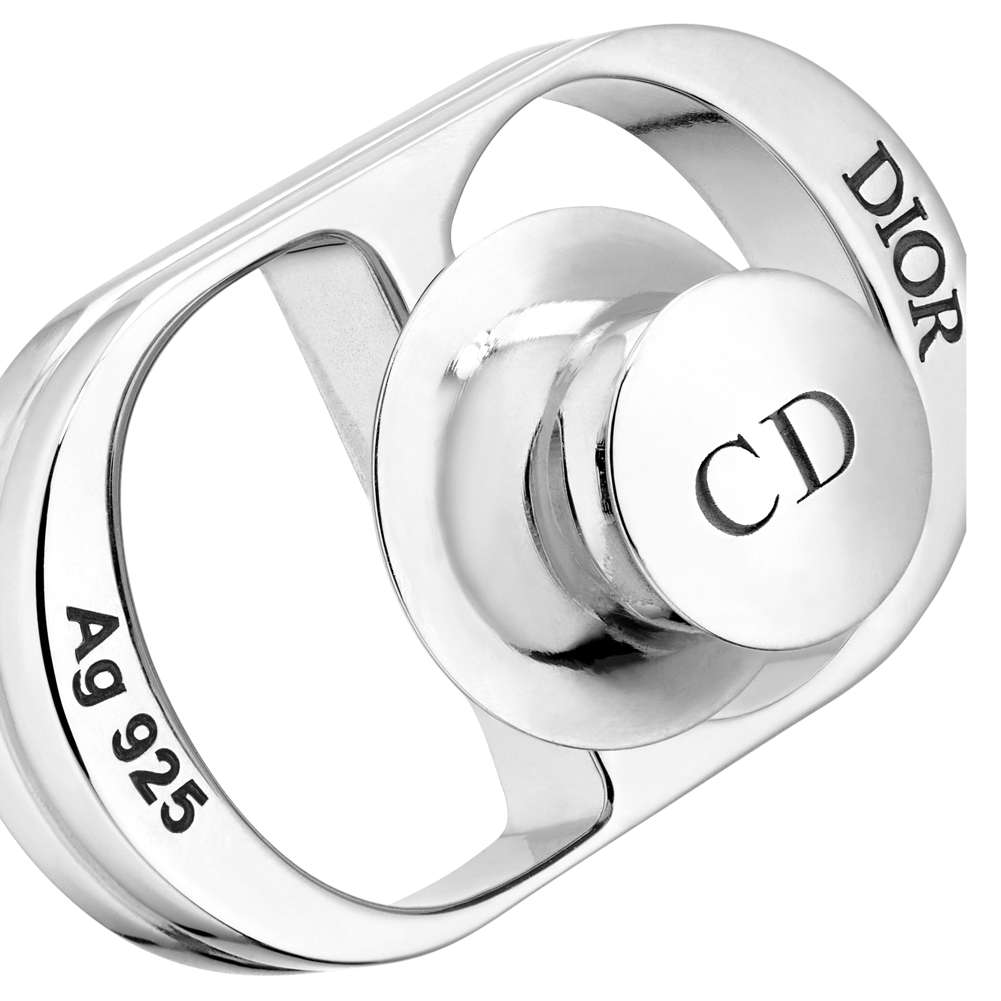 CD Icon Brooch Silver E09