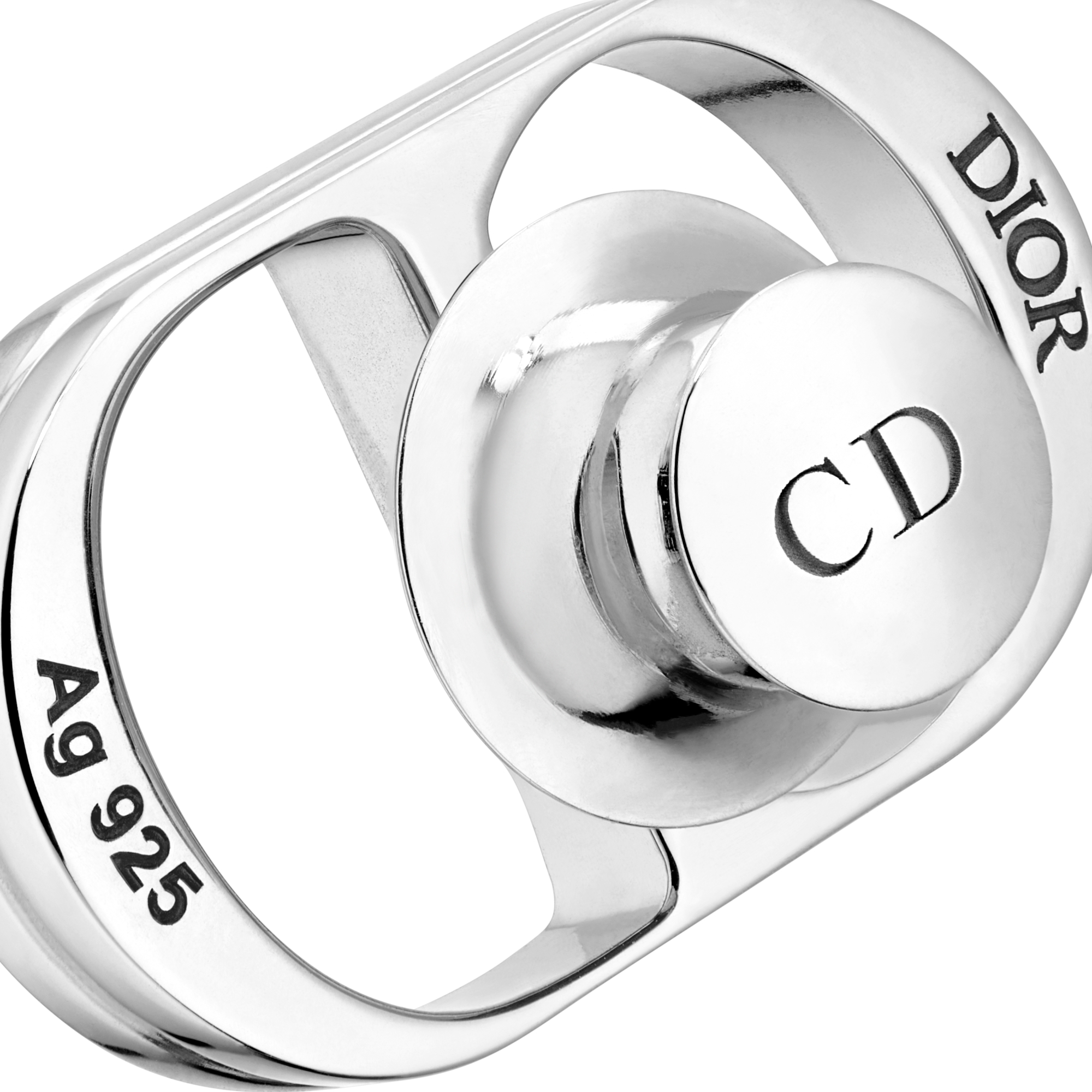 DIOR | CD Icon ブローチ シルバー