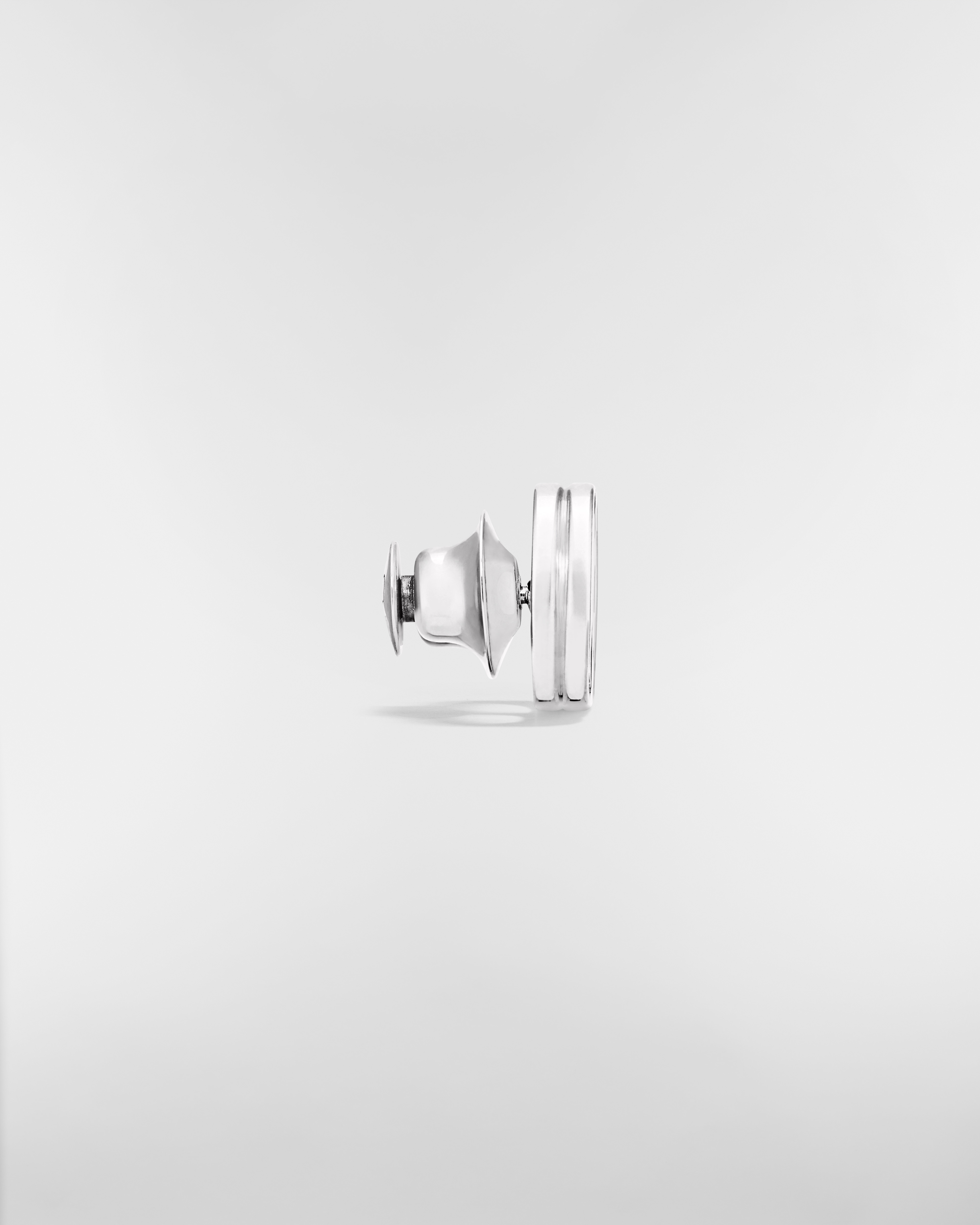 CD Icon Brooch Silver E02