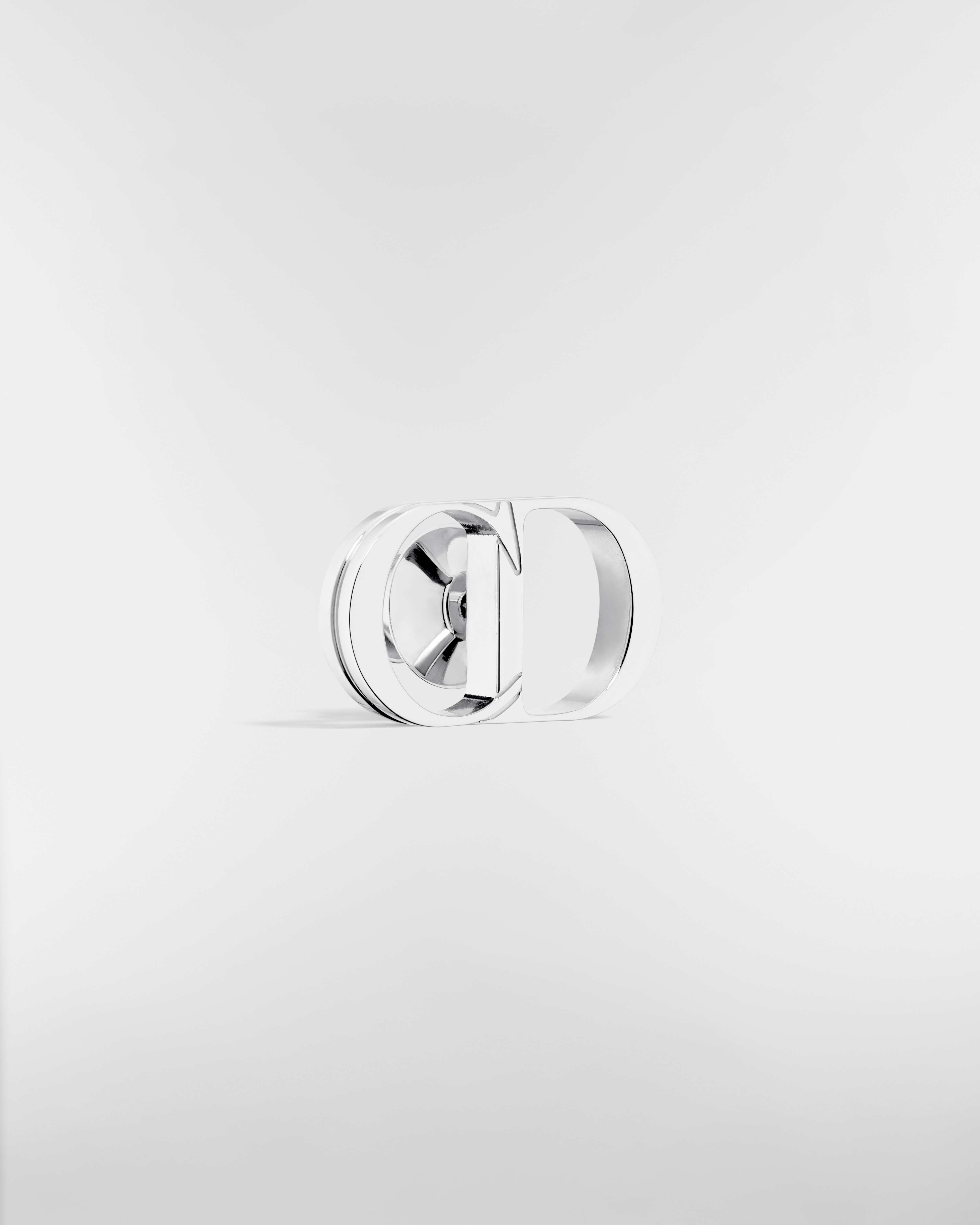 CD Icon Brooch Silver E03