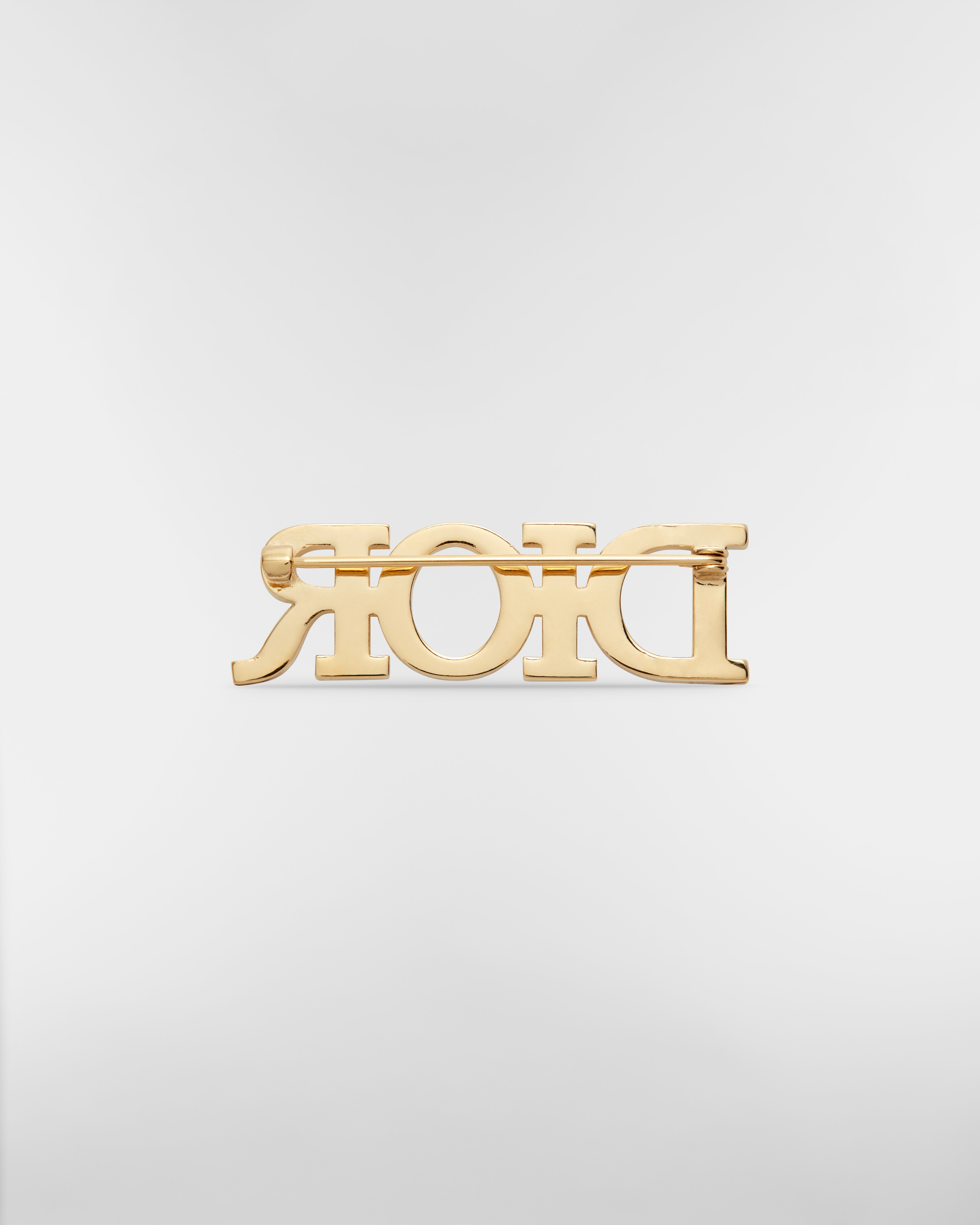 Dio(r)evolution 브로치 골드 피니시 메탈 & 화이트 크리스탈 E08