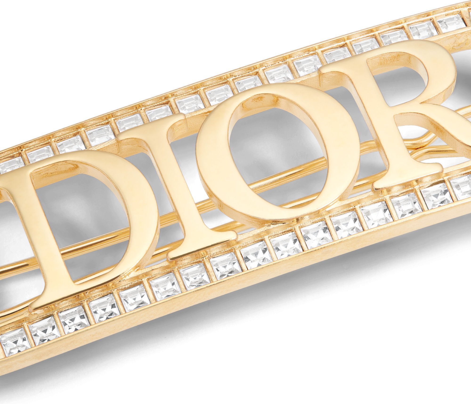 百貨店福袋 DIOR | クリスタル & メタル バレッタ Dio(r)evolution ヘアアクセサリー