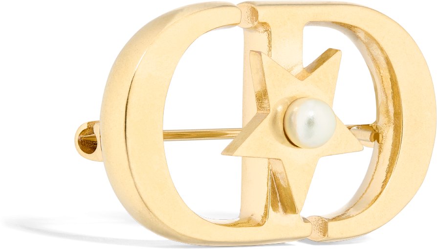 Lucky 30 Montaigne Brooch Three quarter closed view