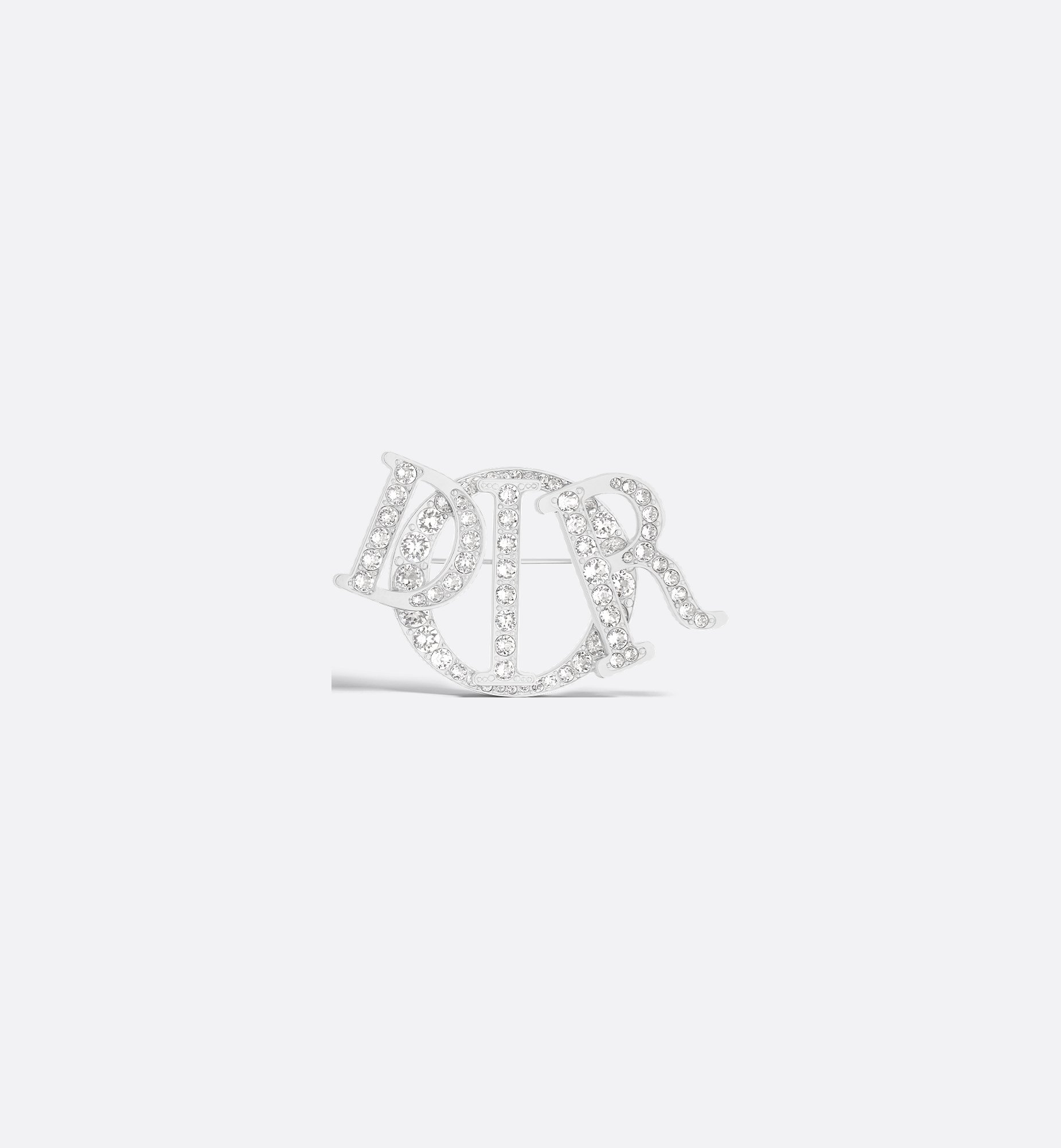 DIOR | Dior Charm ブローチ 真鍮 & クリスタル DIOR | Dior Charm ブローチ 真鍮 & クリスタル