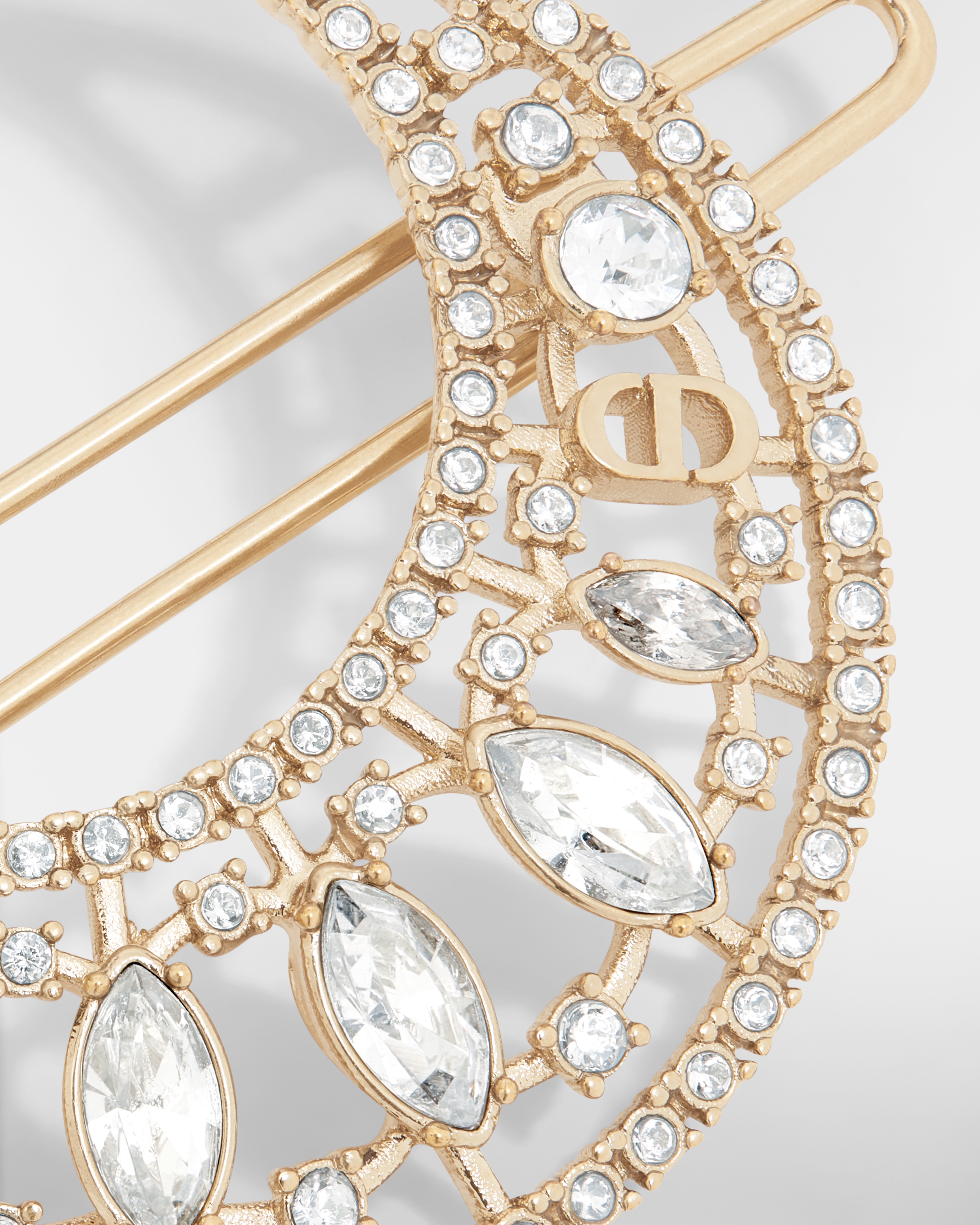 Nuit Étoilée バレッタ メタル & クリスタル E09