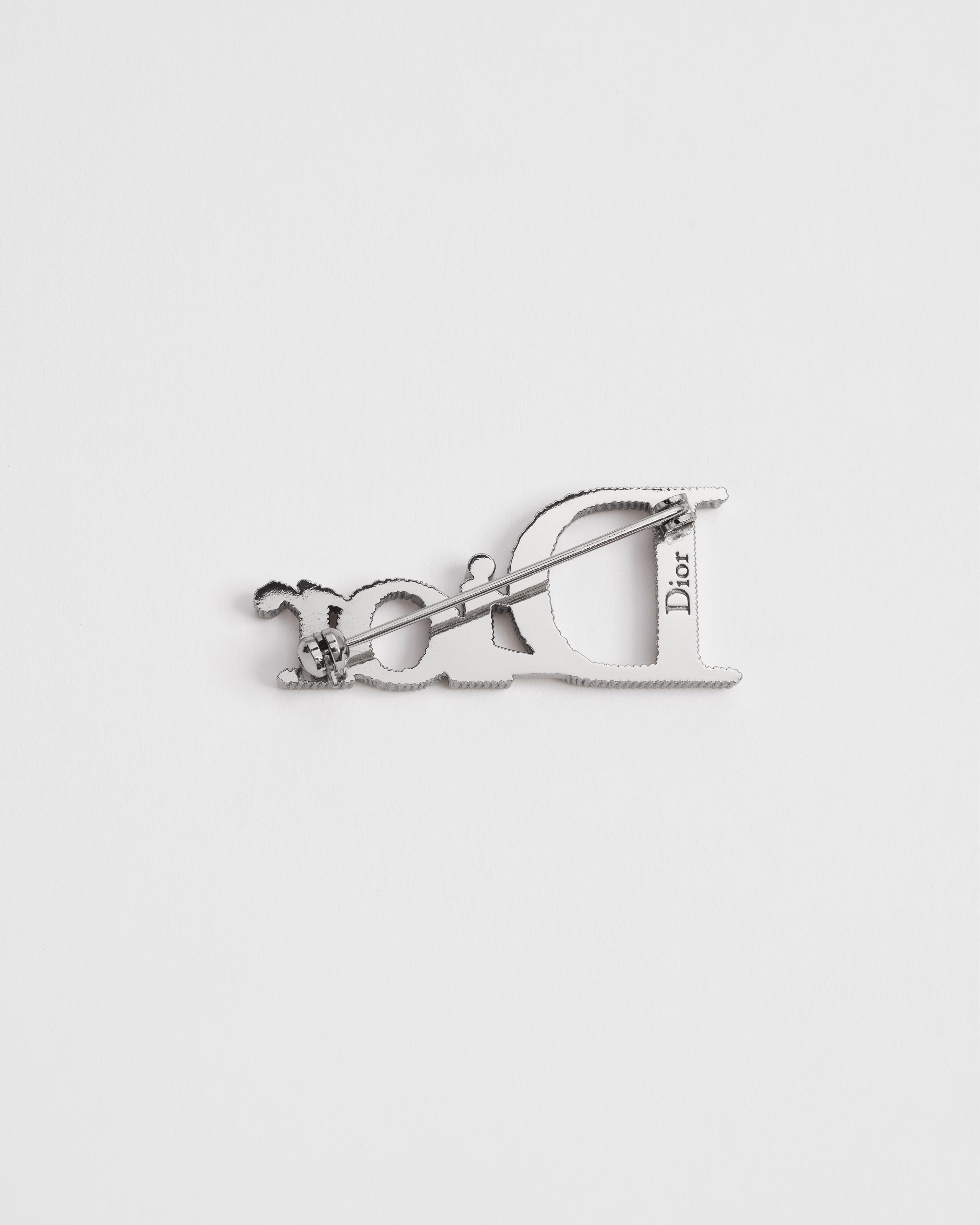 Dior Guilloché ブローチ 真鍮 E08