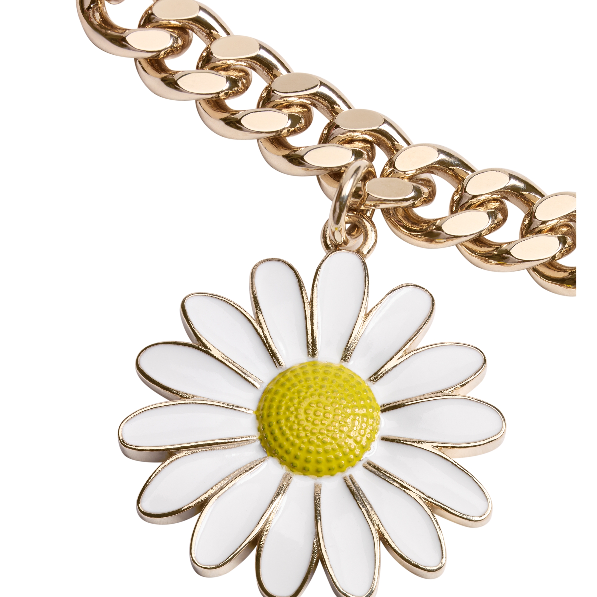 Dior Daisy Bag Charm Gold-Finish Metal and Multicolor Lacquer E11