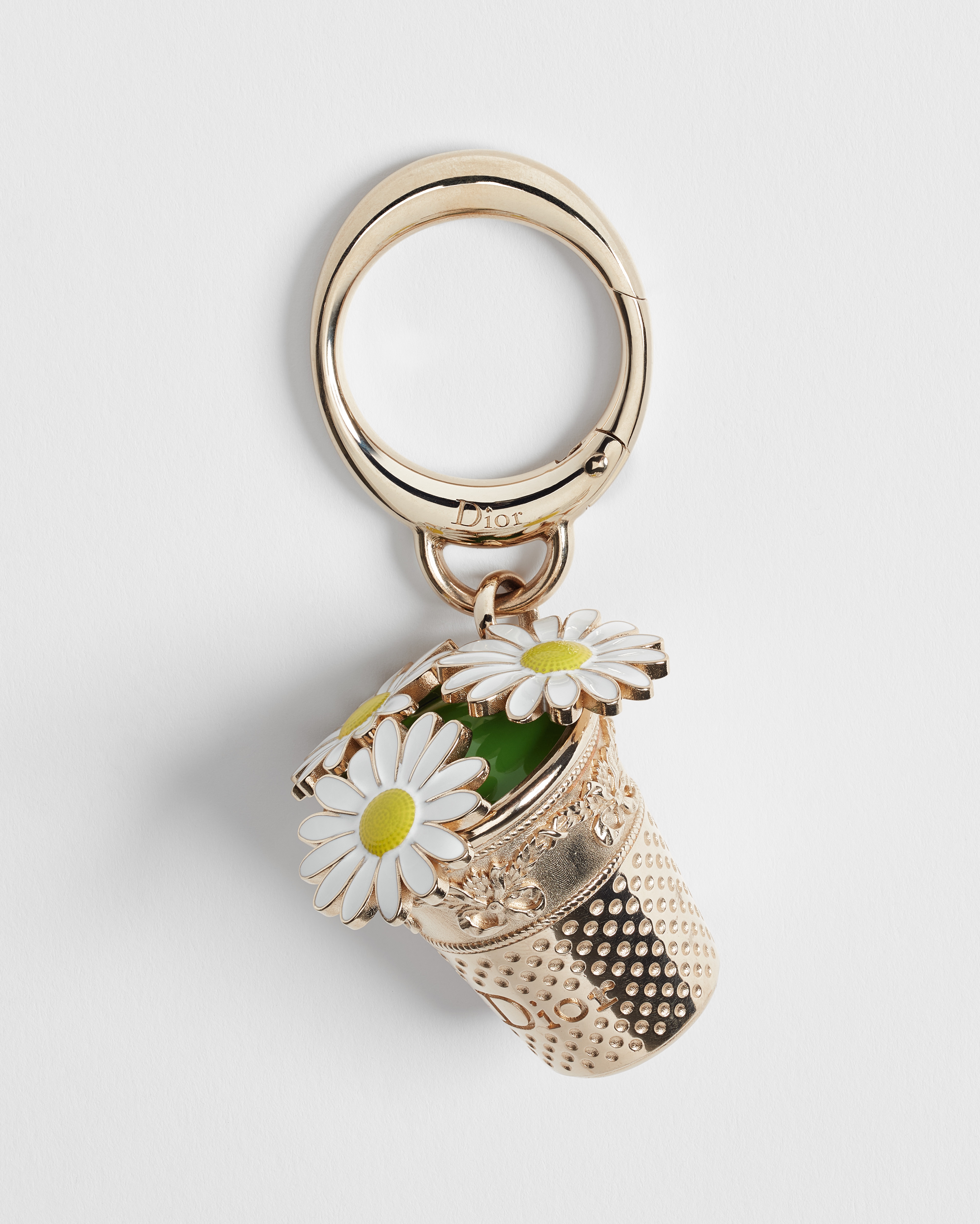 Jardin d’Atelier Dior-tasbedeltje Metaal met goudkleurige afwerking en veelkleurige lak E01