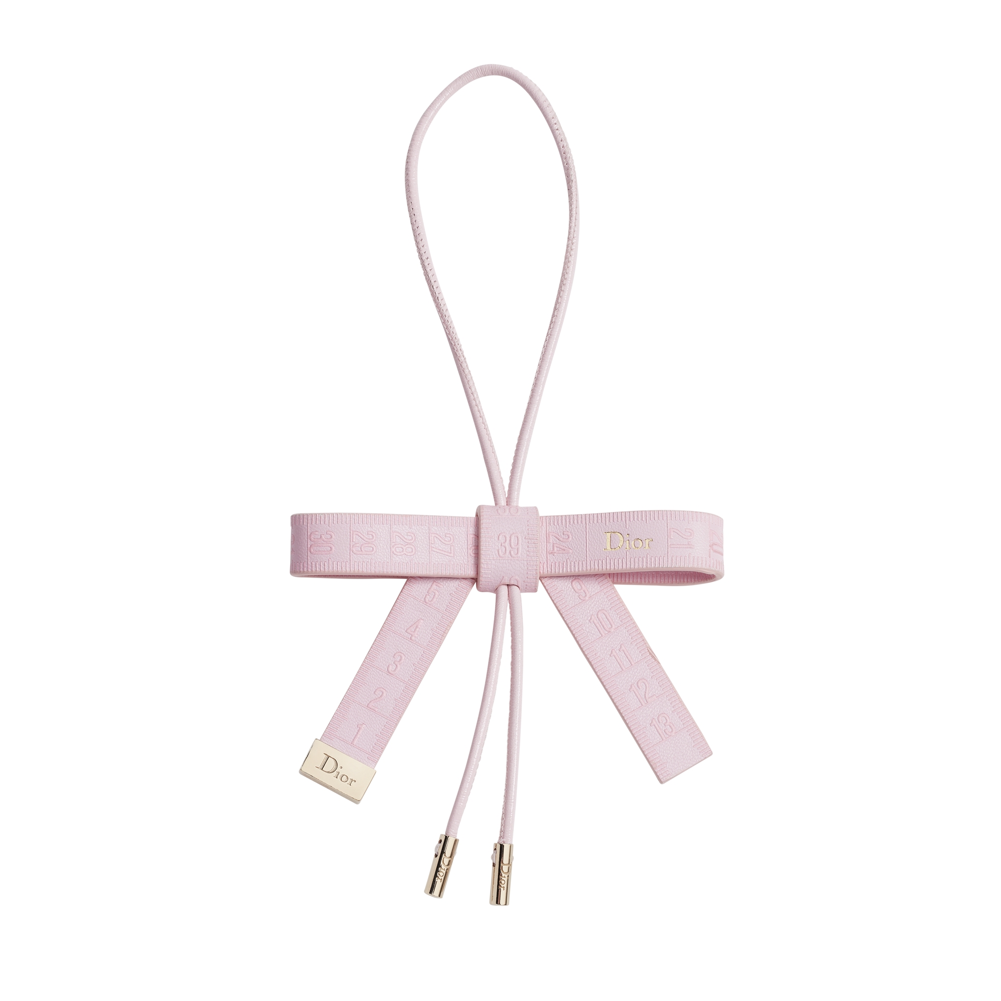 Dior Studio Couture Bag Charm Gold-Finish Metal and Songe Pink Calfskin E01