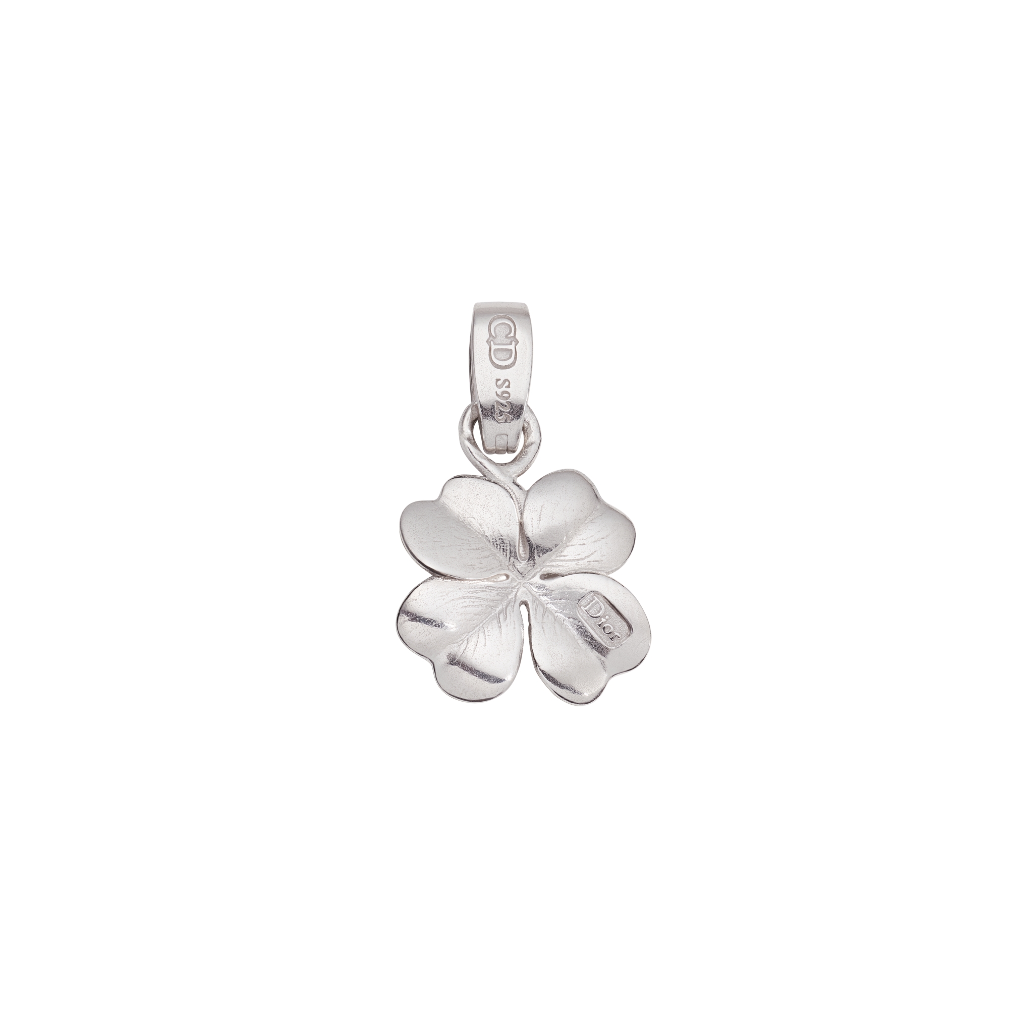 Dior Charms Clover Pendant Silver E01