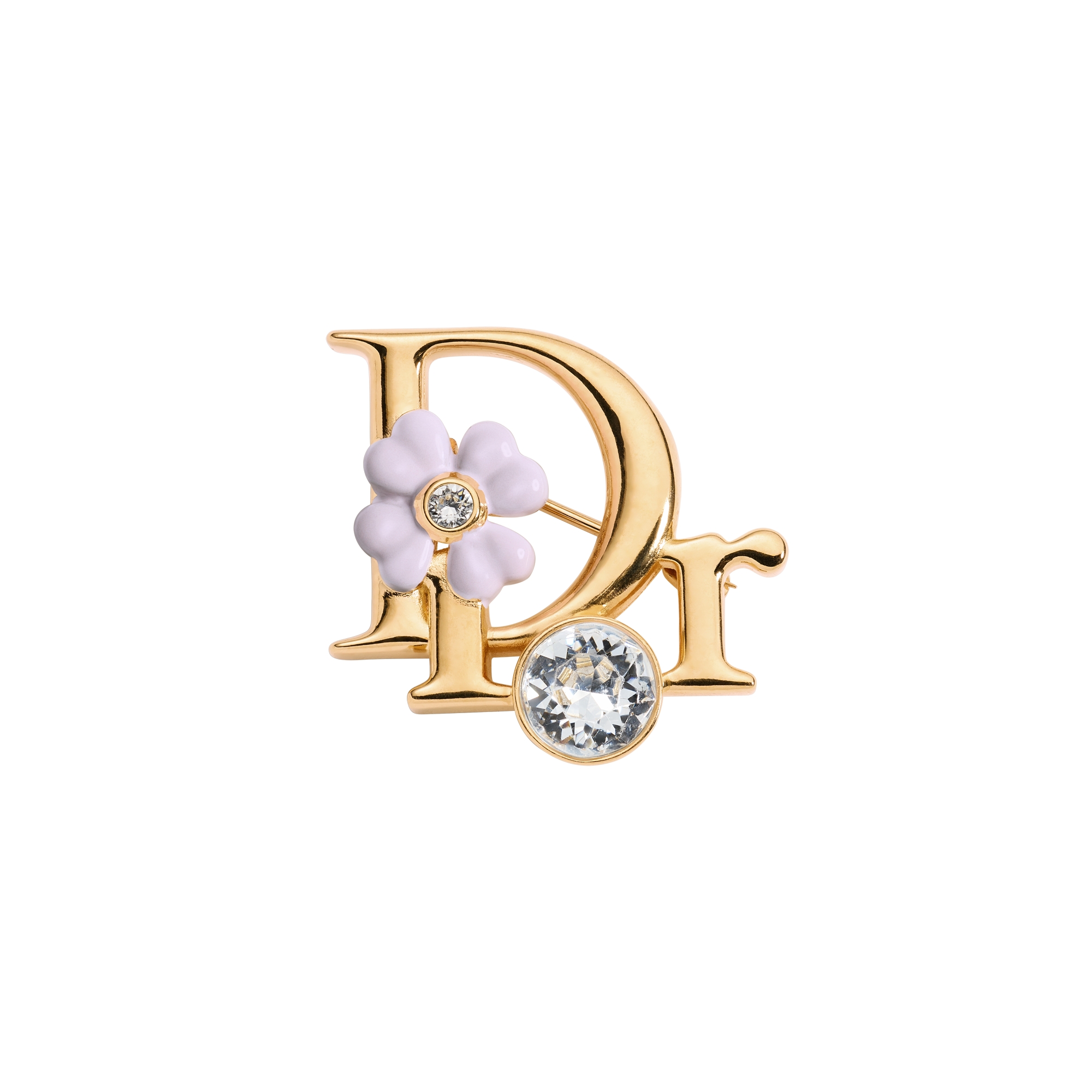 DIOR | Dior Precious Clover ブローチ メタル・クリスタル・ラッカー