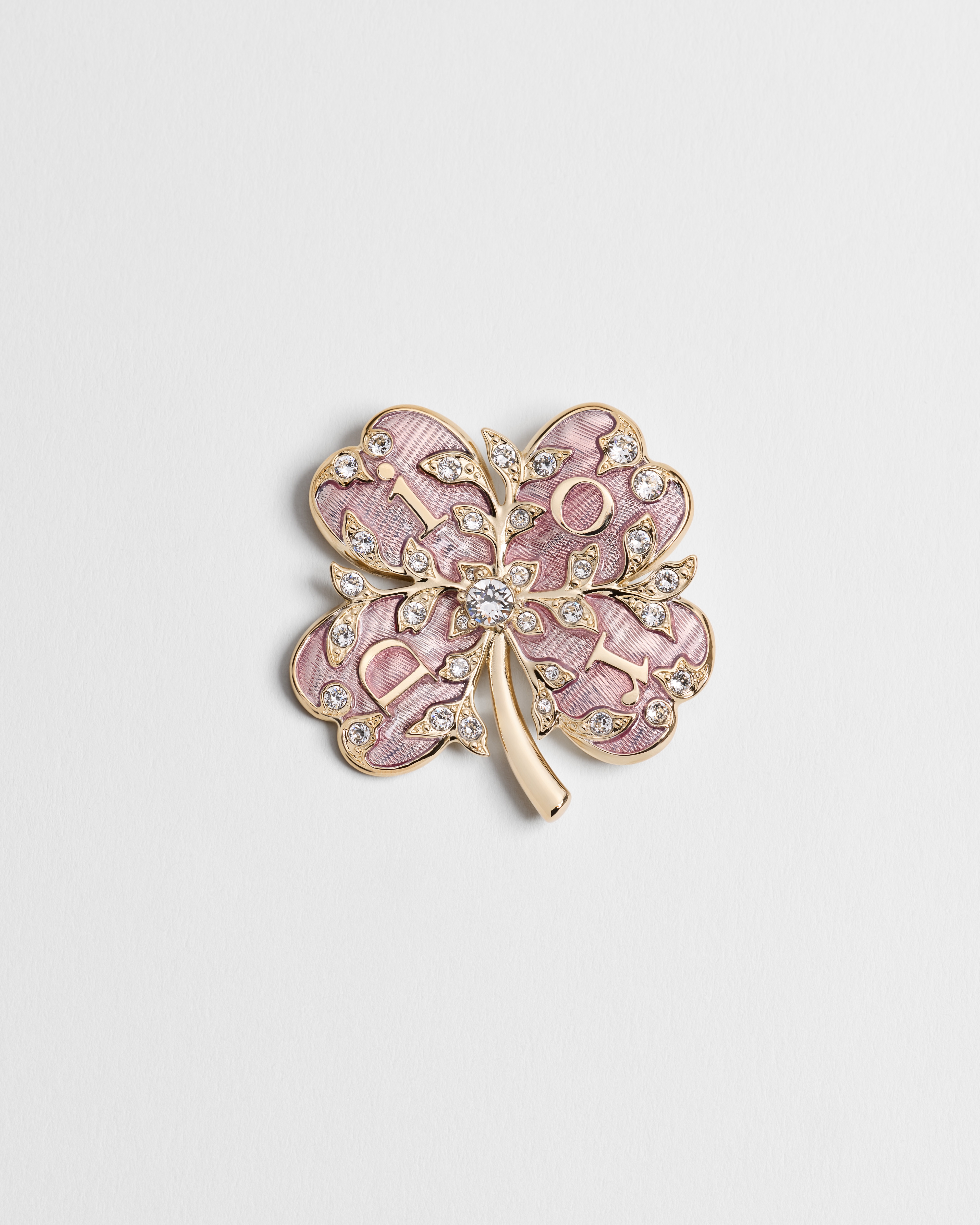 Dior Floral Clover Brooch
