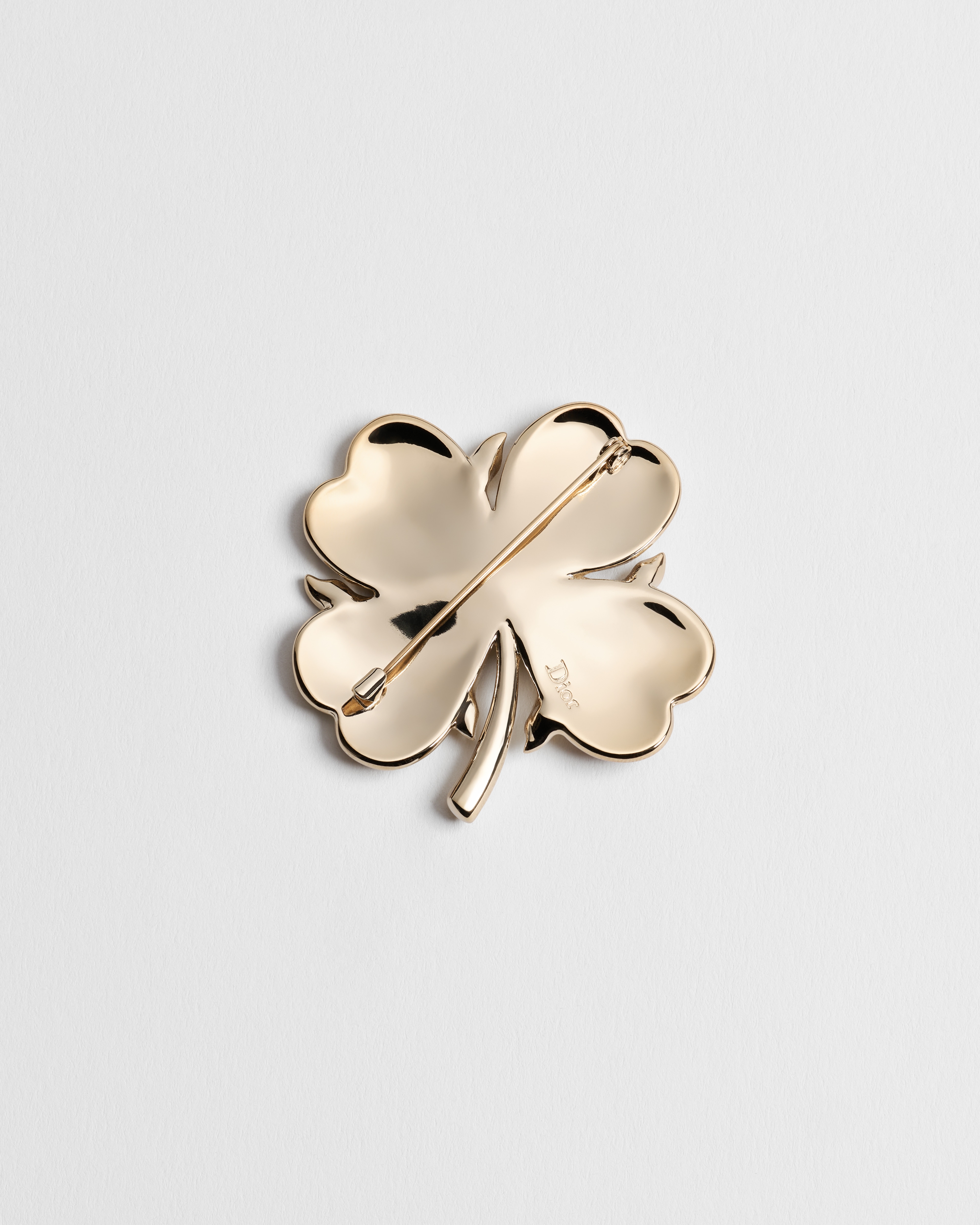 Dior Floral Clover Brooch