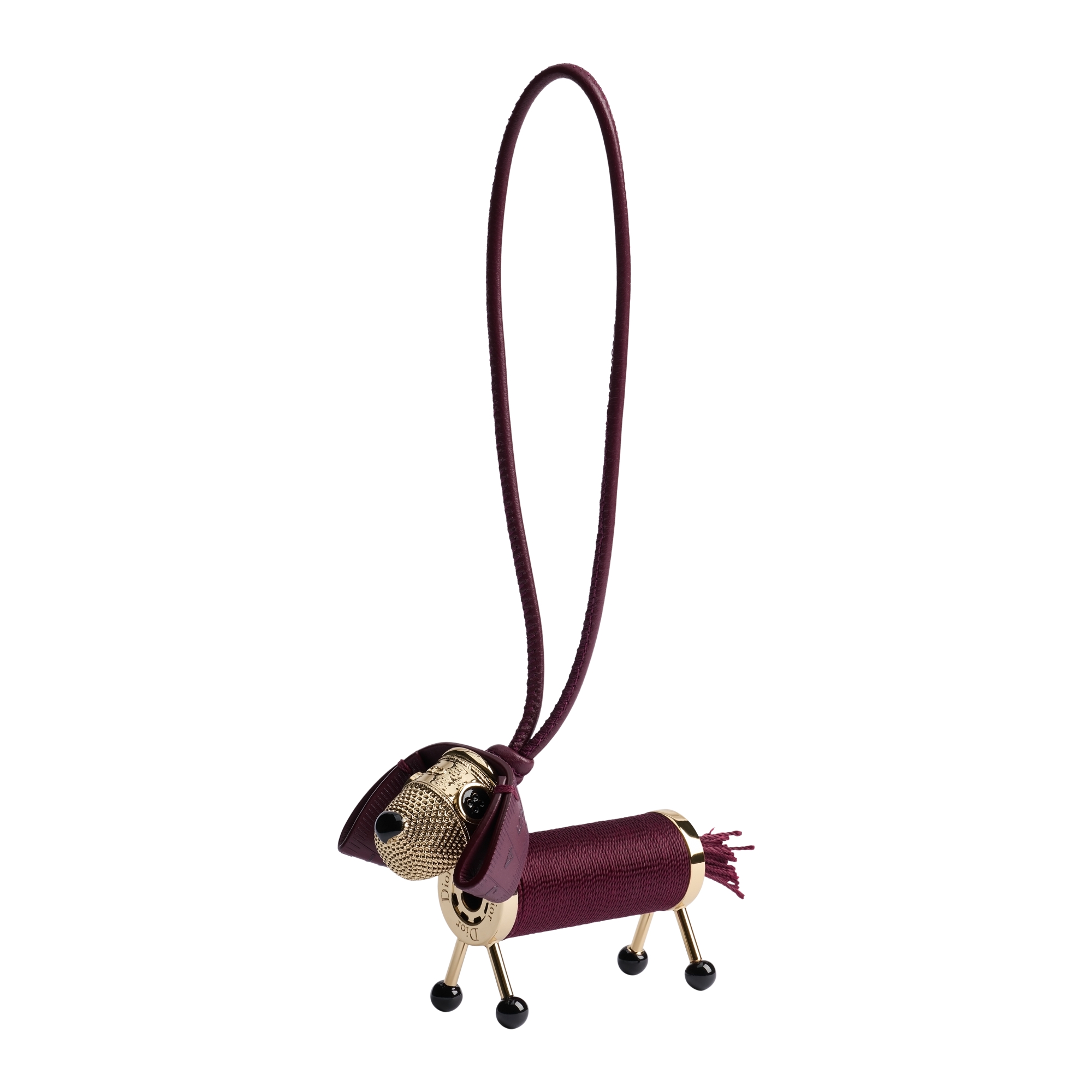 Dior Créatures Couture Bag Charm Pale Gold-Finish Metal with