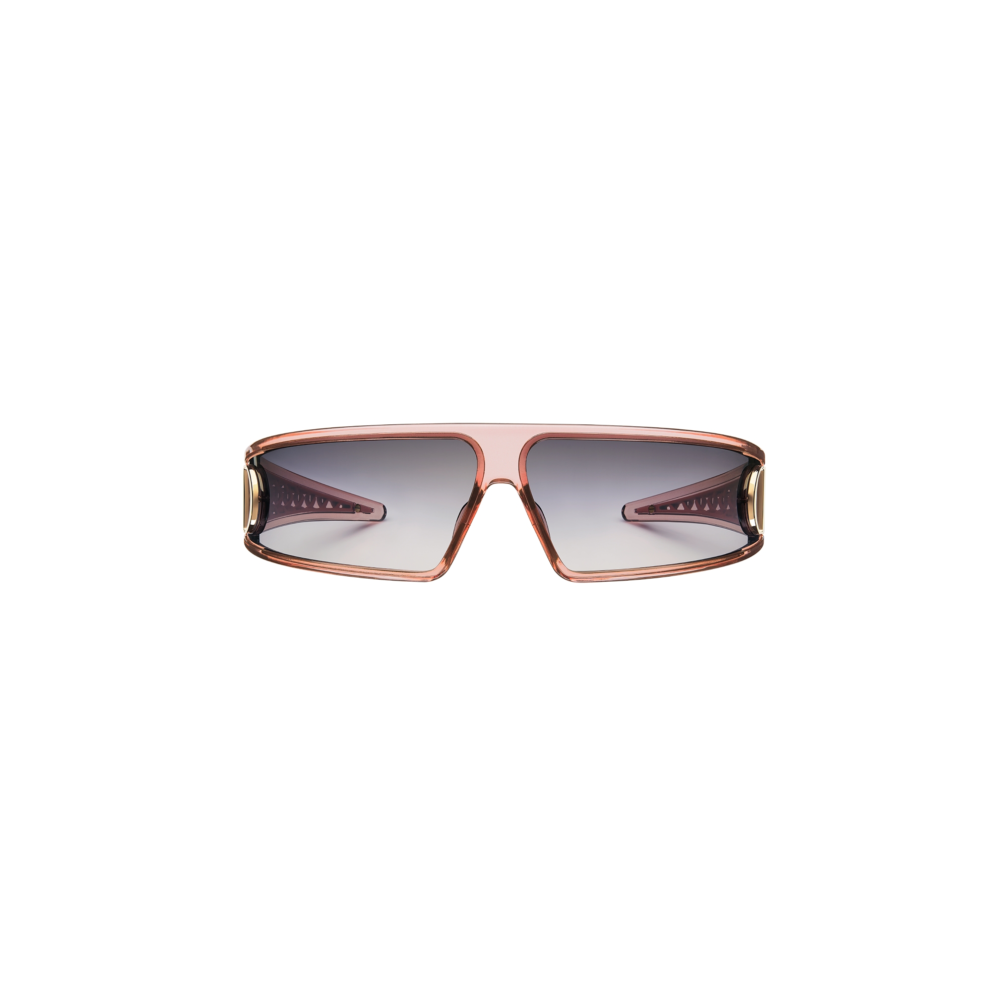 VeryDior M1U Shield-Sonnenbrille in transparentem Rosa E01