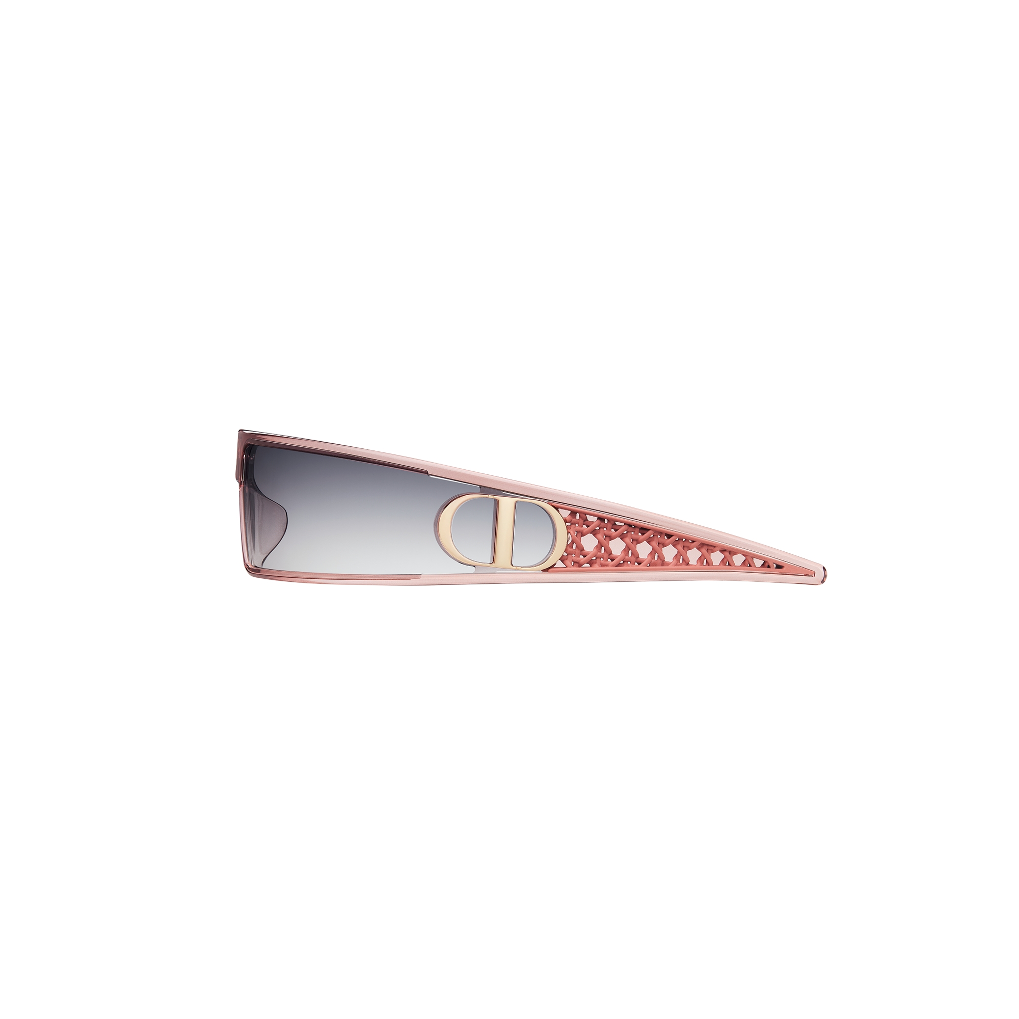 VeryDior M1U Shield-Sonnenbrille in transparentem Rosa E02