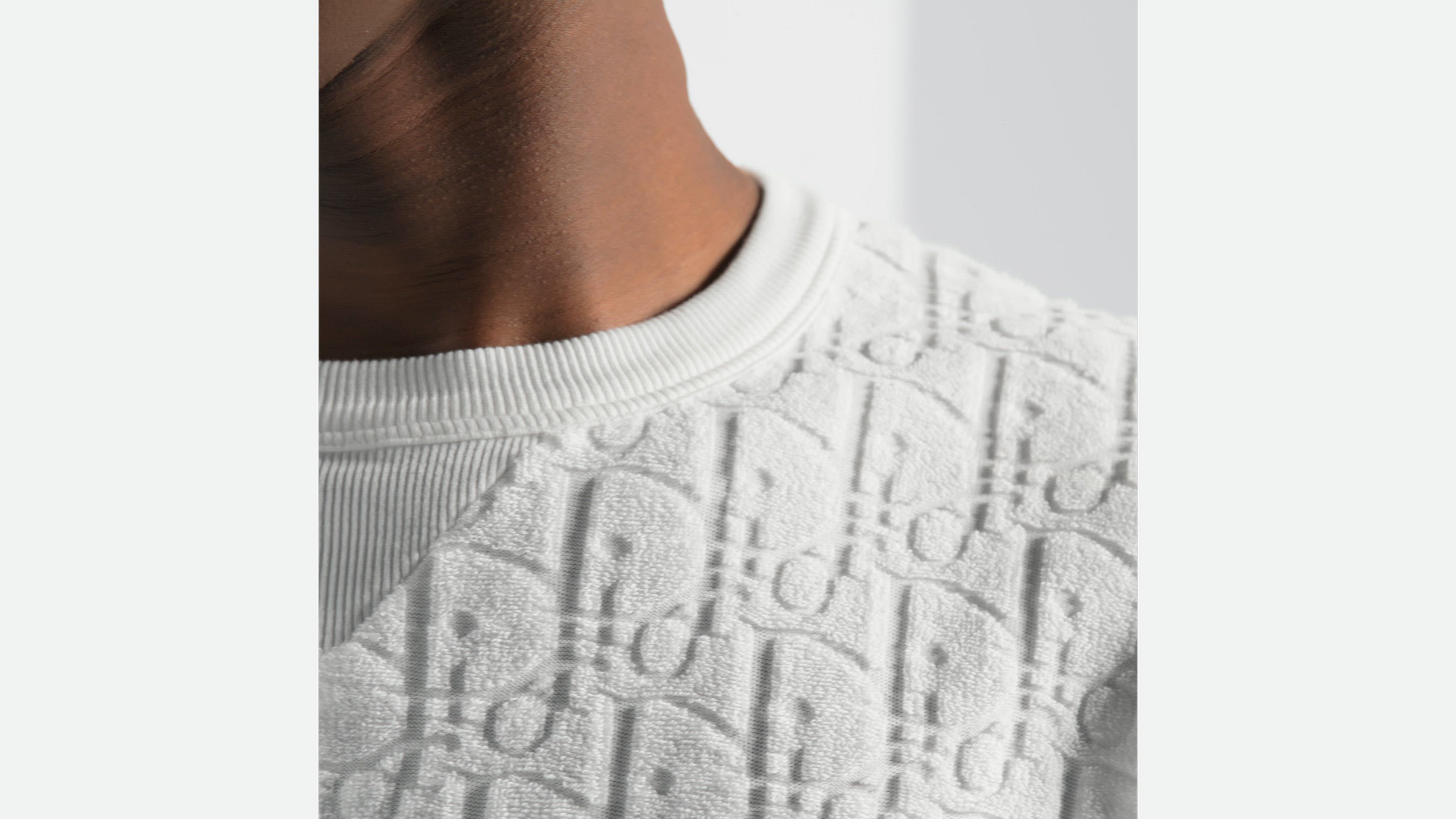 DIOR | Tシャツ (リラックス フィット) ディオール オブリーク テリー