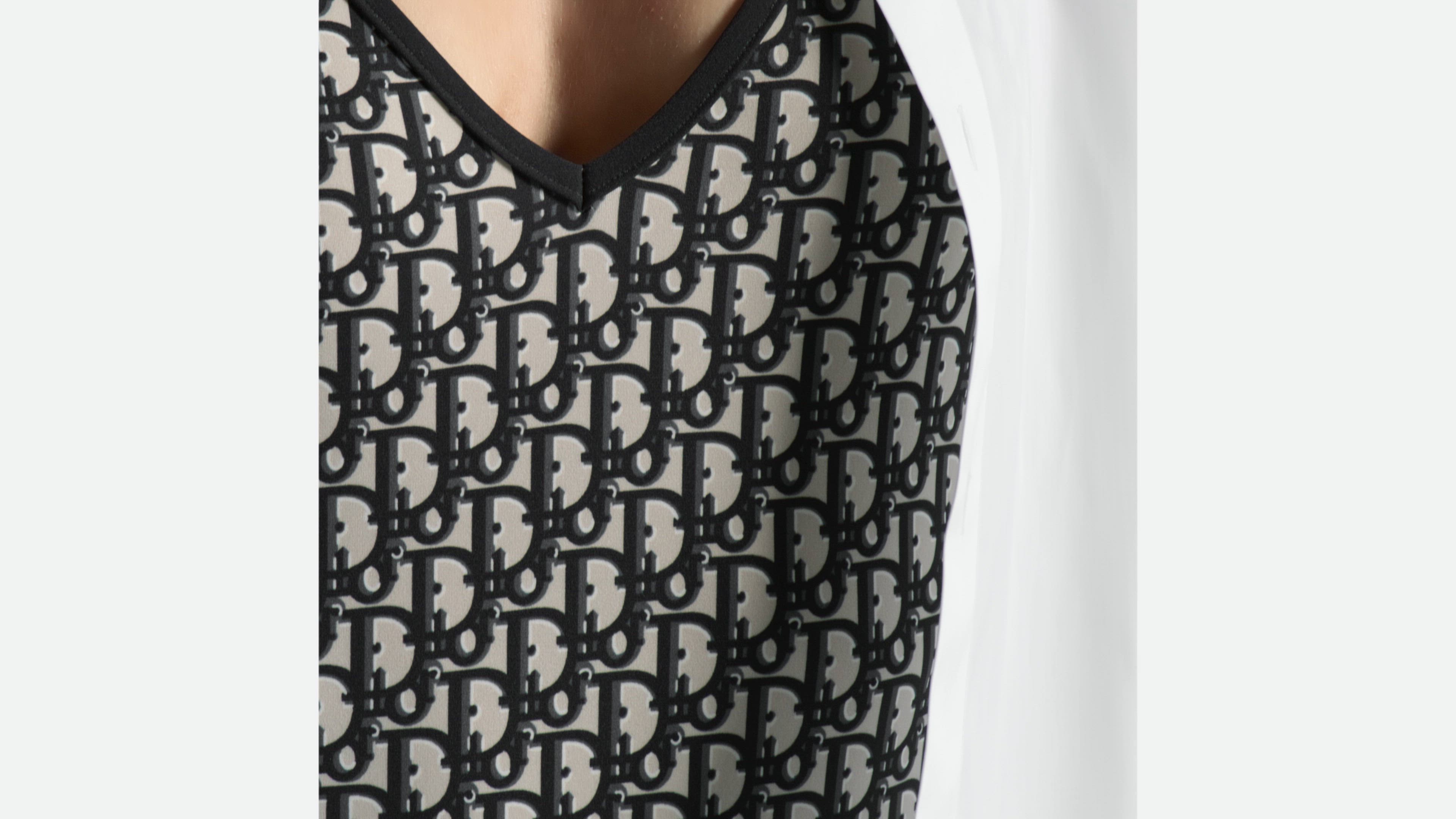 8/13-16発送不可】Dior ロゴ柄 セパレート水着 US4号サイズ 8/13-16