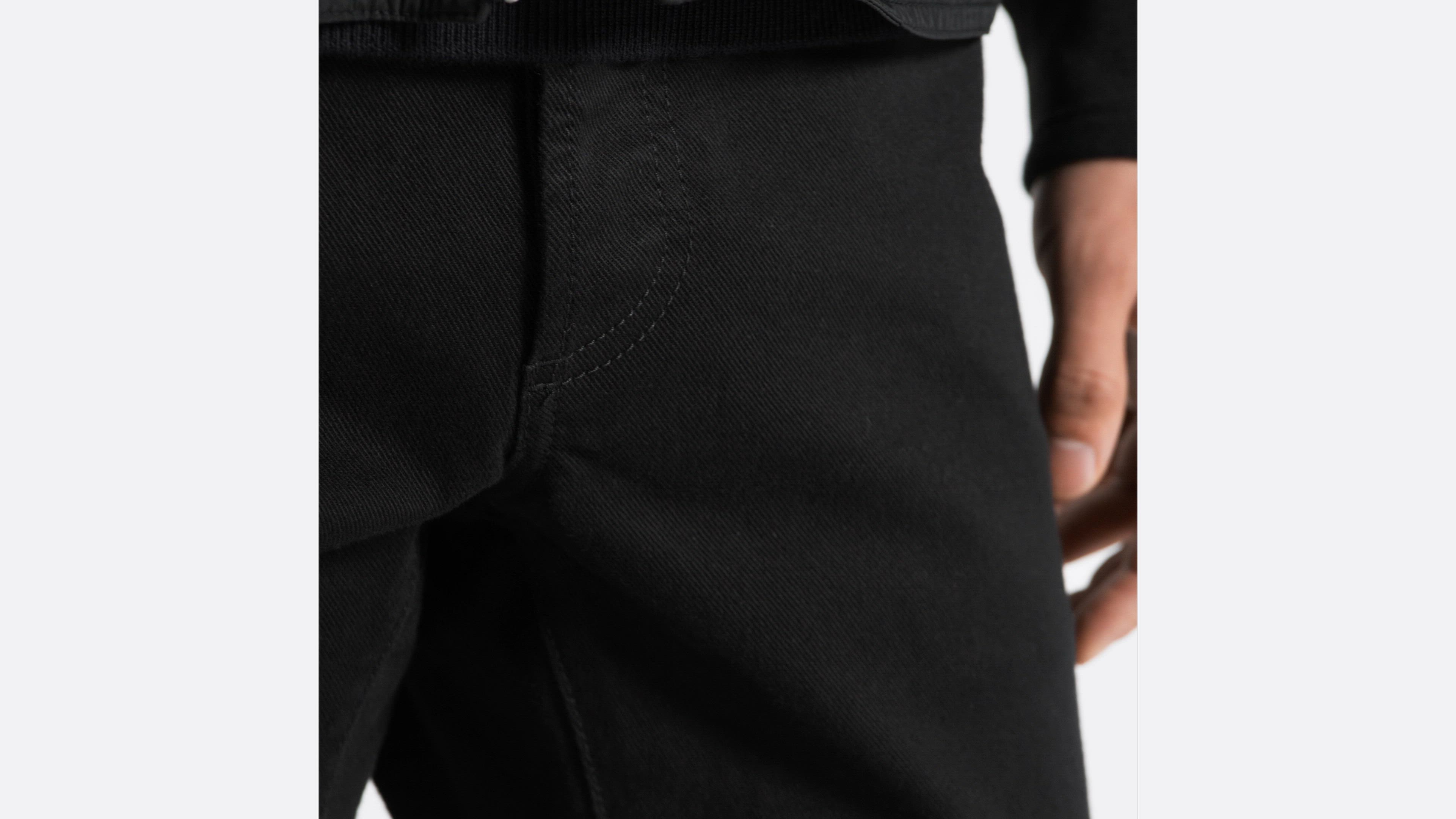 Long Slim-Fit Jeans Black Cotton Denim | DIOR