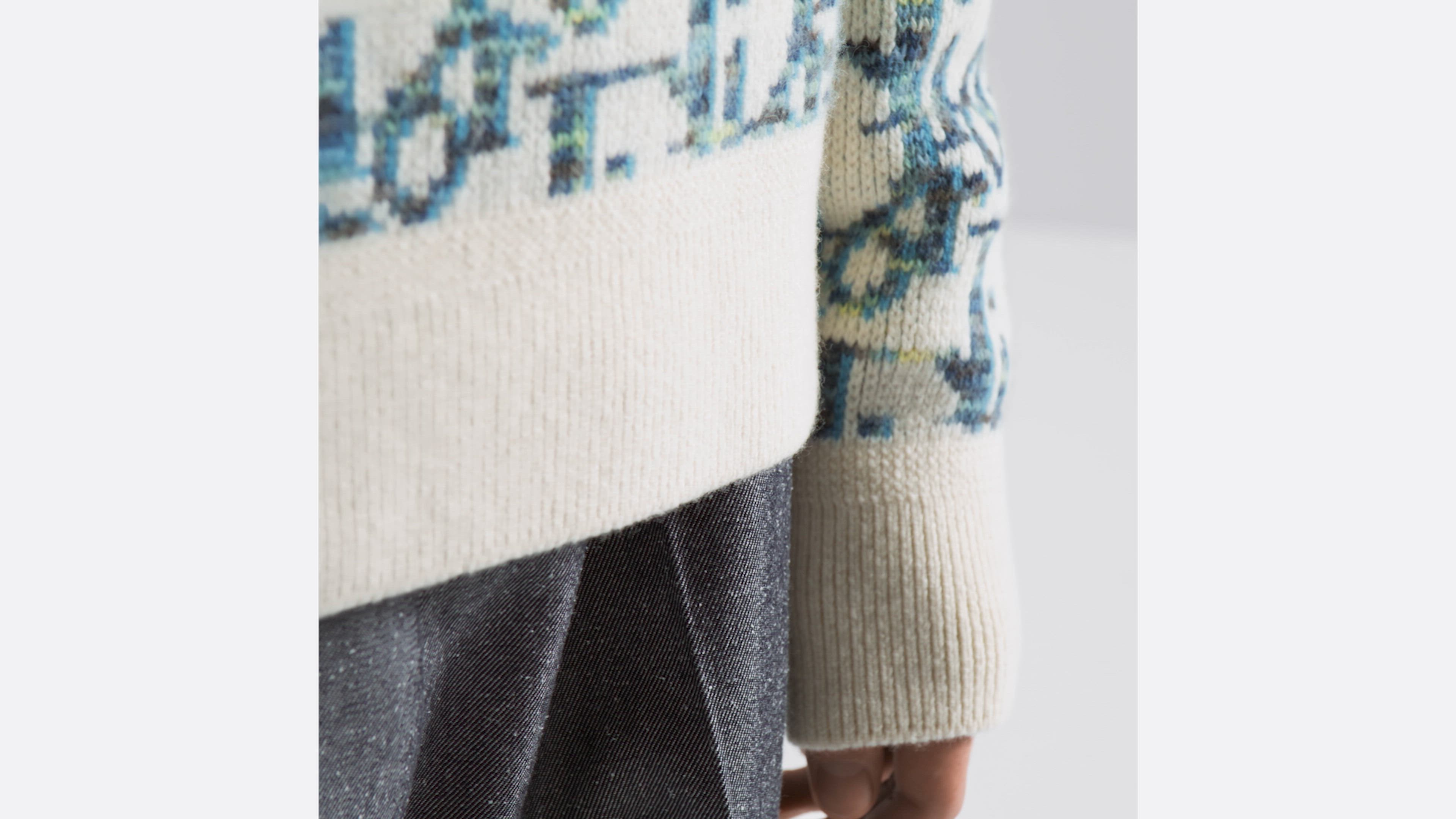 DIOR | セーター ディオール オブリーク バージンウール ジャカード