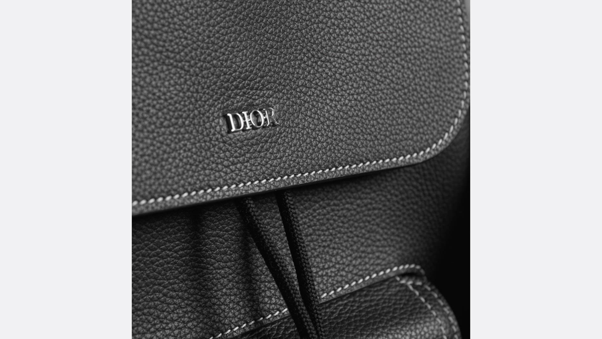 DIOR | Saddle フラップ付き バックパック グレインドカーフスキン