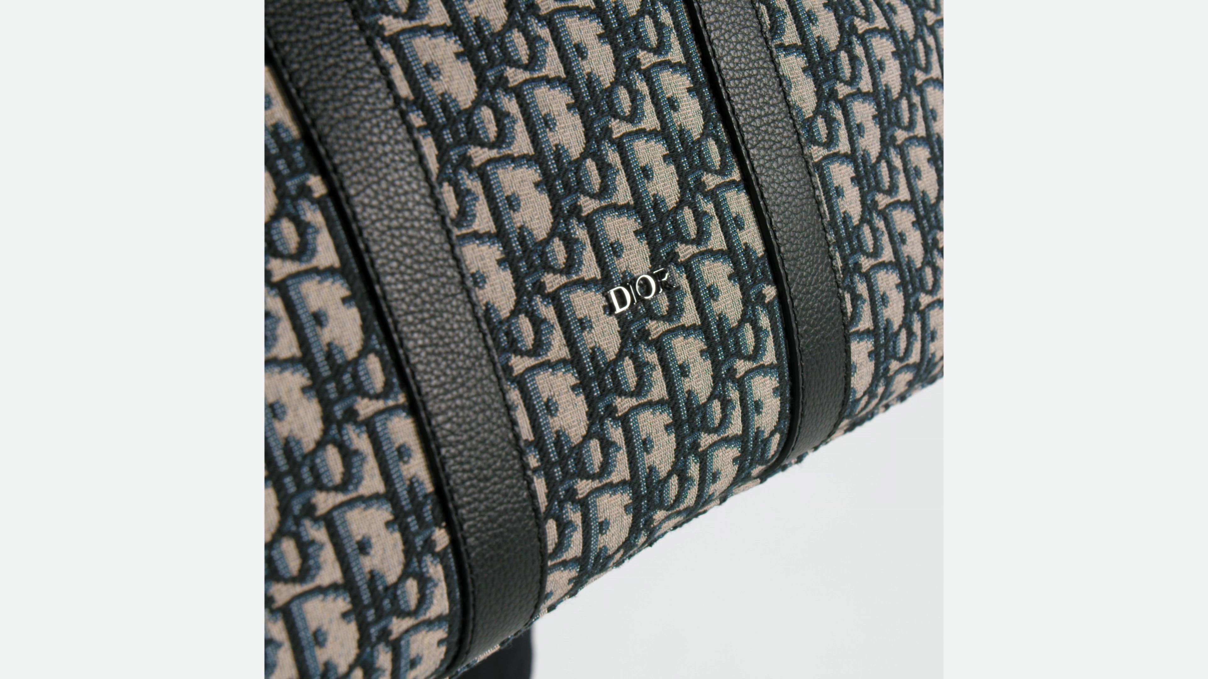 DIOR | Weekender 40 バッグ ディオール オブリーク ジャカード & グレ