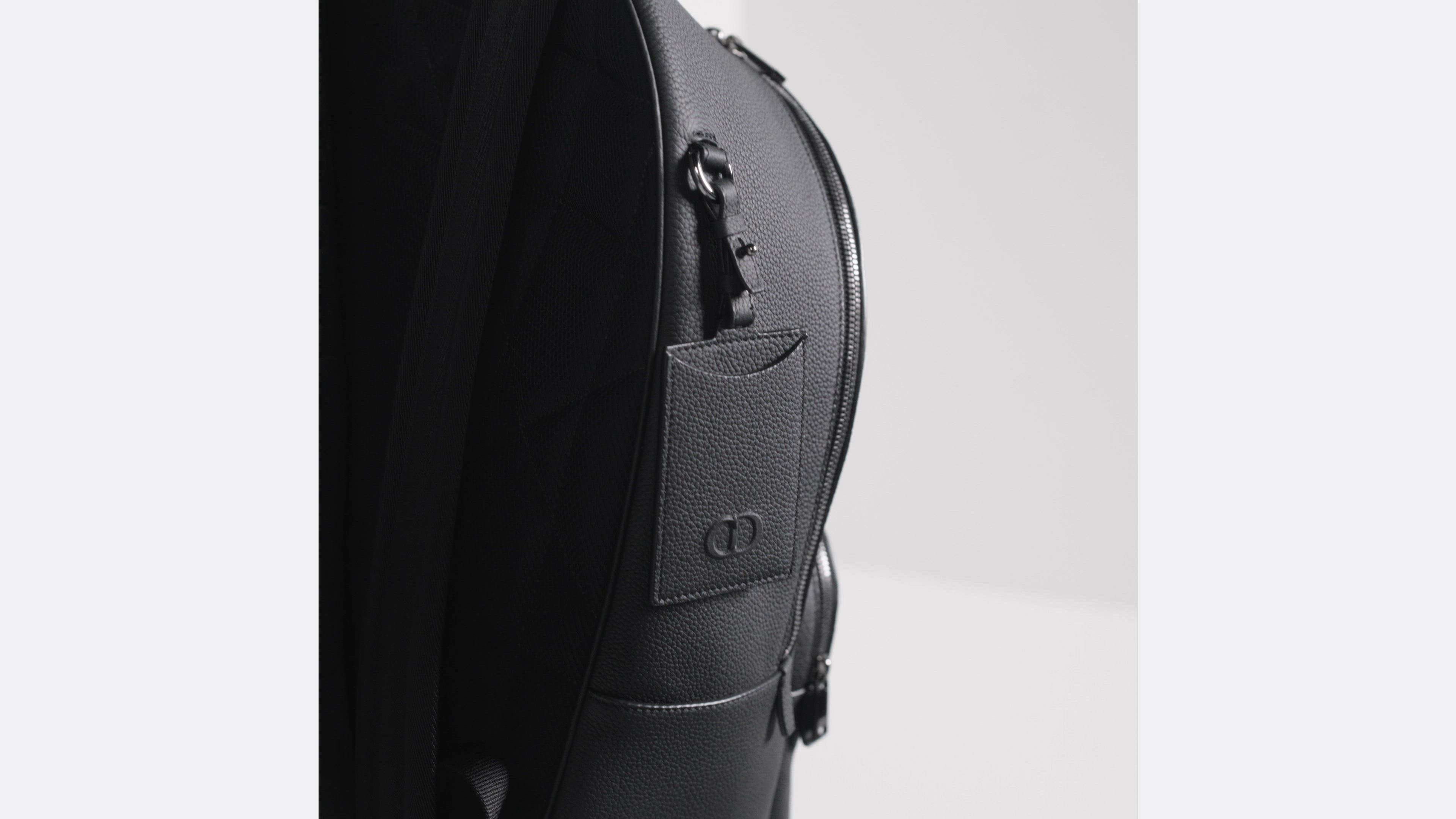 DIOR | CD Icon ジップ付き バックパック マット グレインドカーフスキン