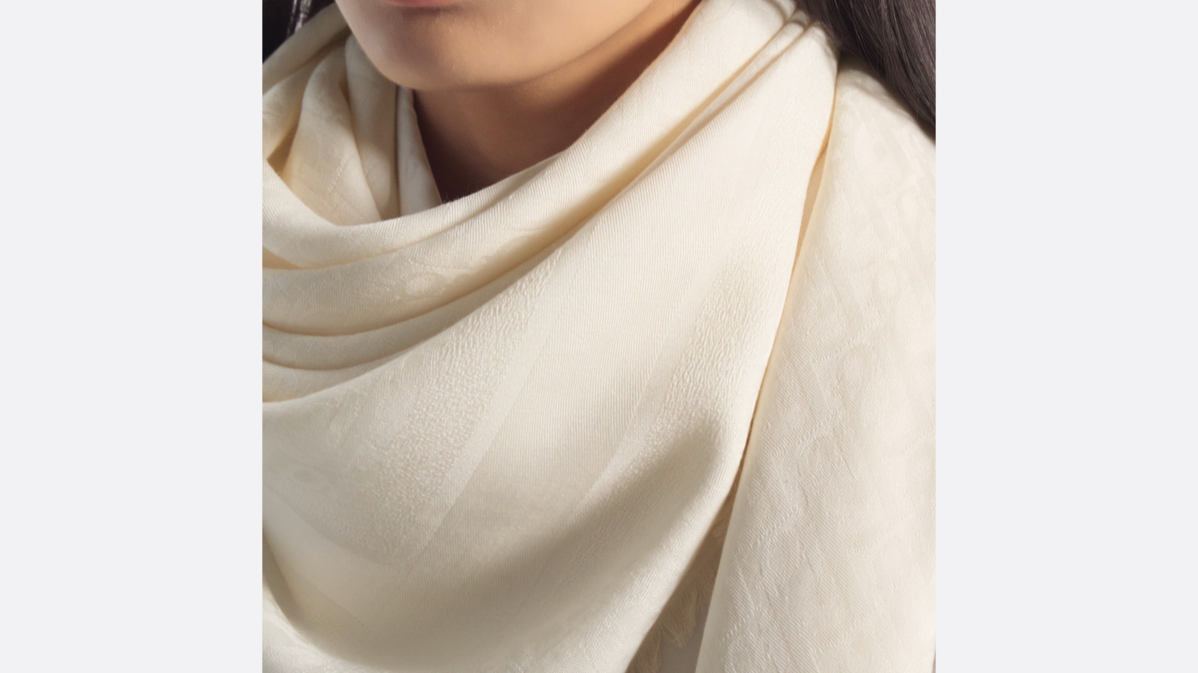 DIOR | ショール ディオール オブリーク ウール・シルク・カシミヤ