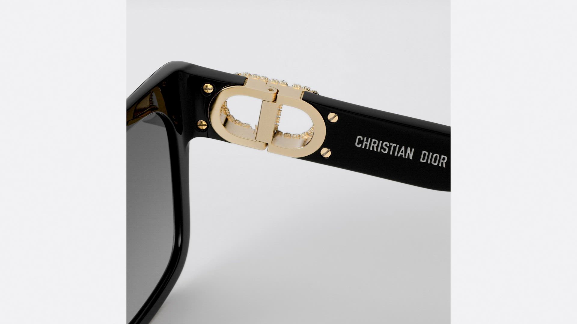 Christian Dior Swarovski Crystals Black Acetate Square Gradient Lenses Sunglasse DIOR DiorGlow S1I Square Acetate Sunglasses | Neiman Marcus main image 2