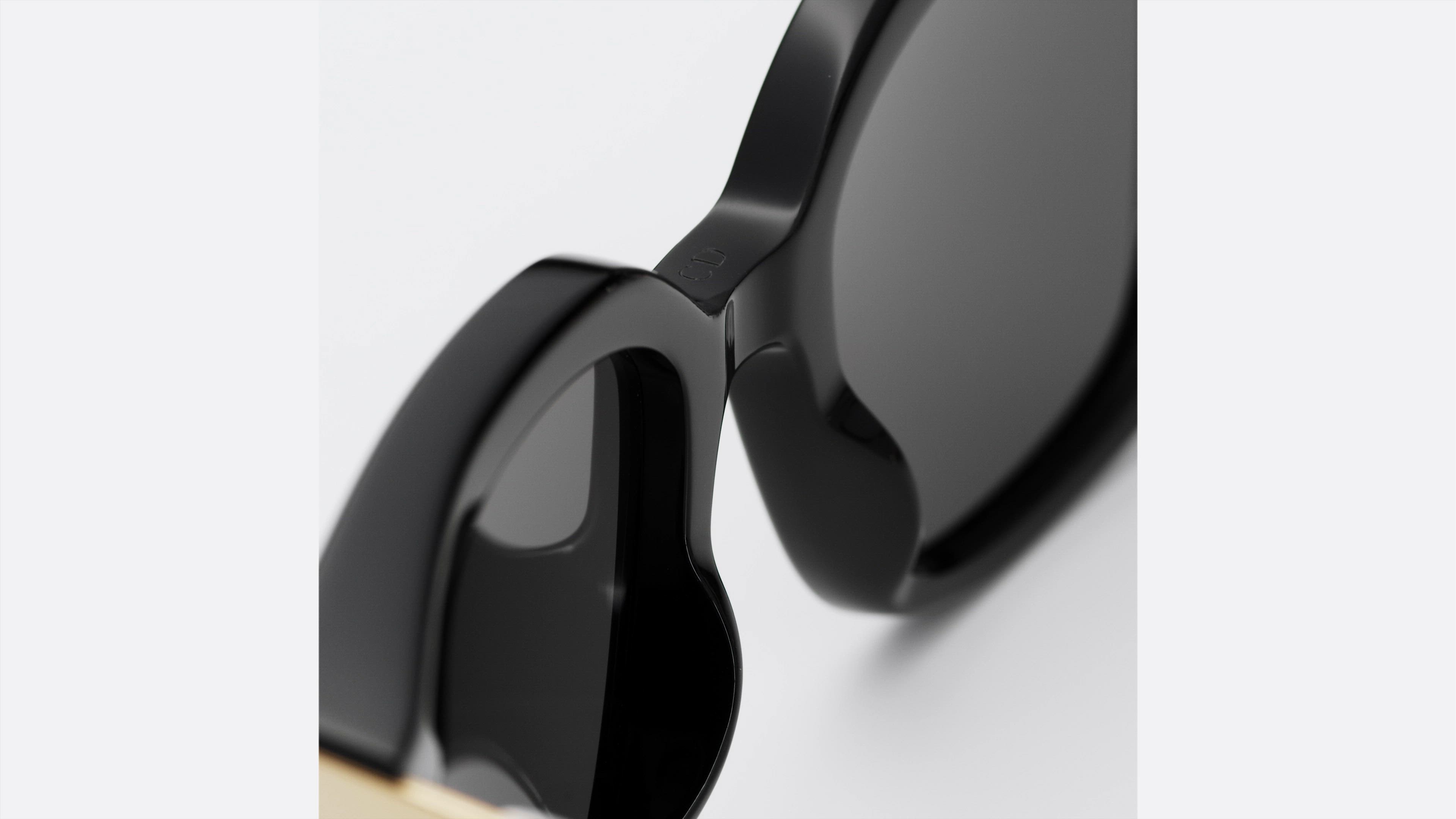 限定Dior 30Montaigne S13I Black Square Sunglasses | DIOR