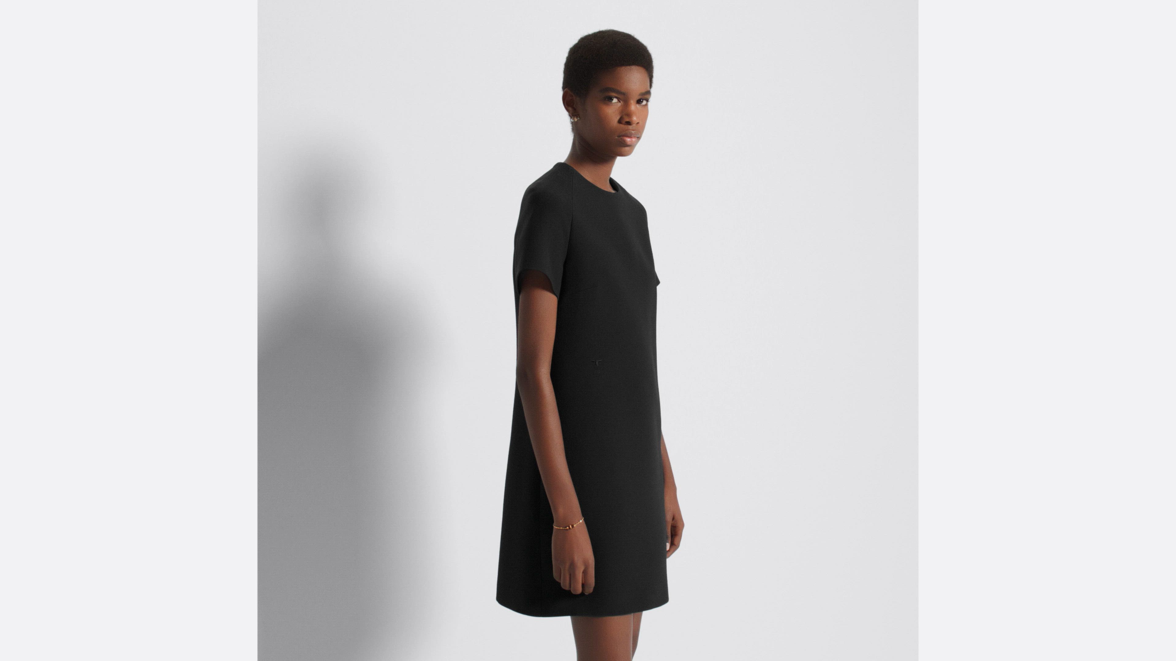 DIOR | ストレートドレス ウール & シルク